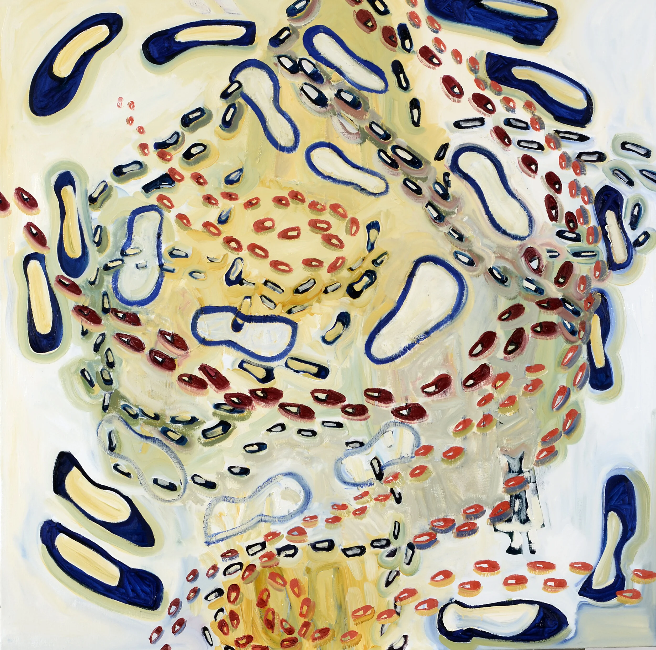 Motherhood, Oil On Canvas 4'x4', 2020