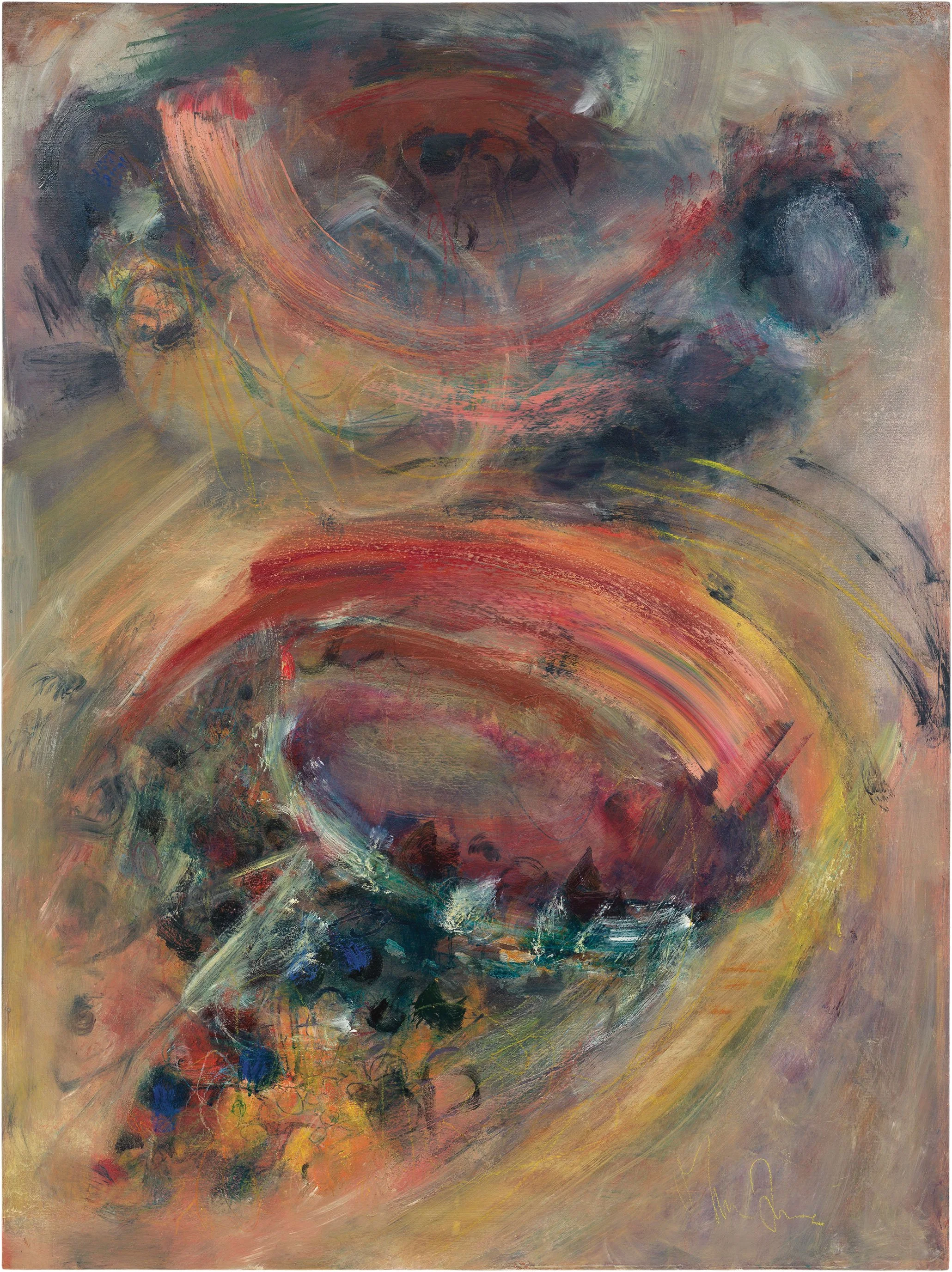 Luster of thought, 2025 | mixed media on canvas | 36 x 48 inches