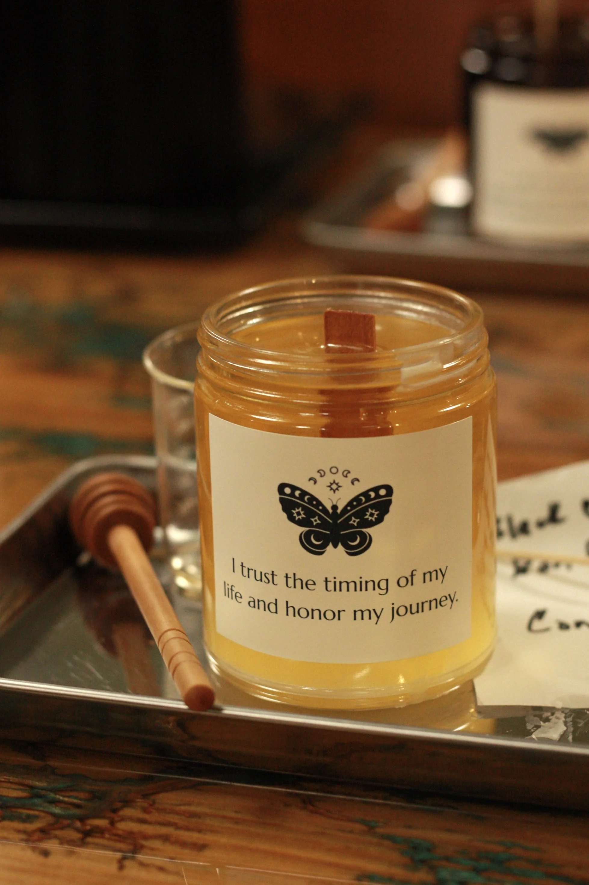 Affirmation Candle Workshop at The Plant Shack