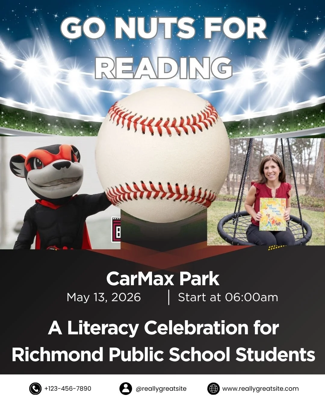 Go Nuts For Reading Literacy Celebration for Richmond Public Schools