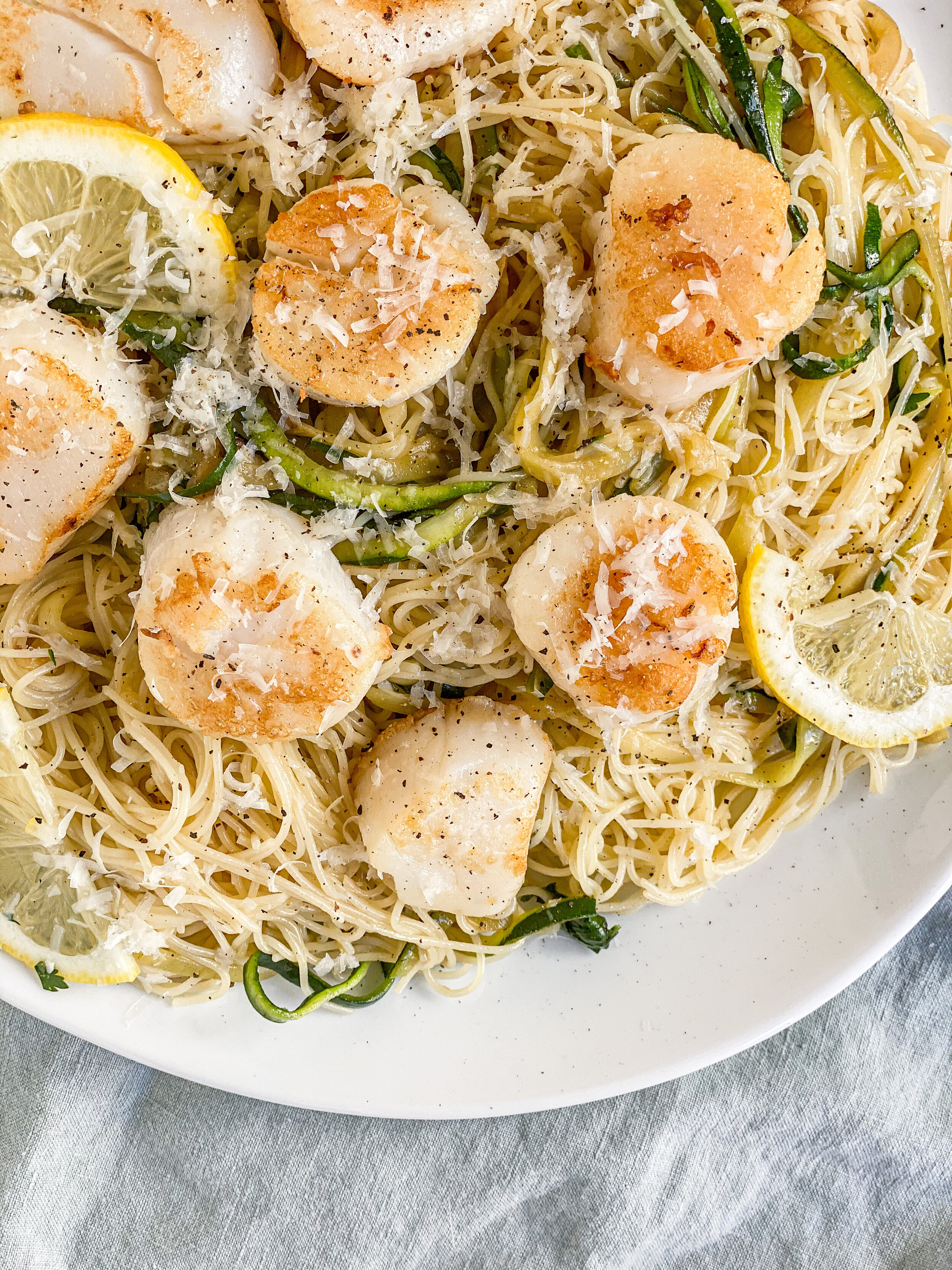 Zoodle &amp; Scallop Dish 