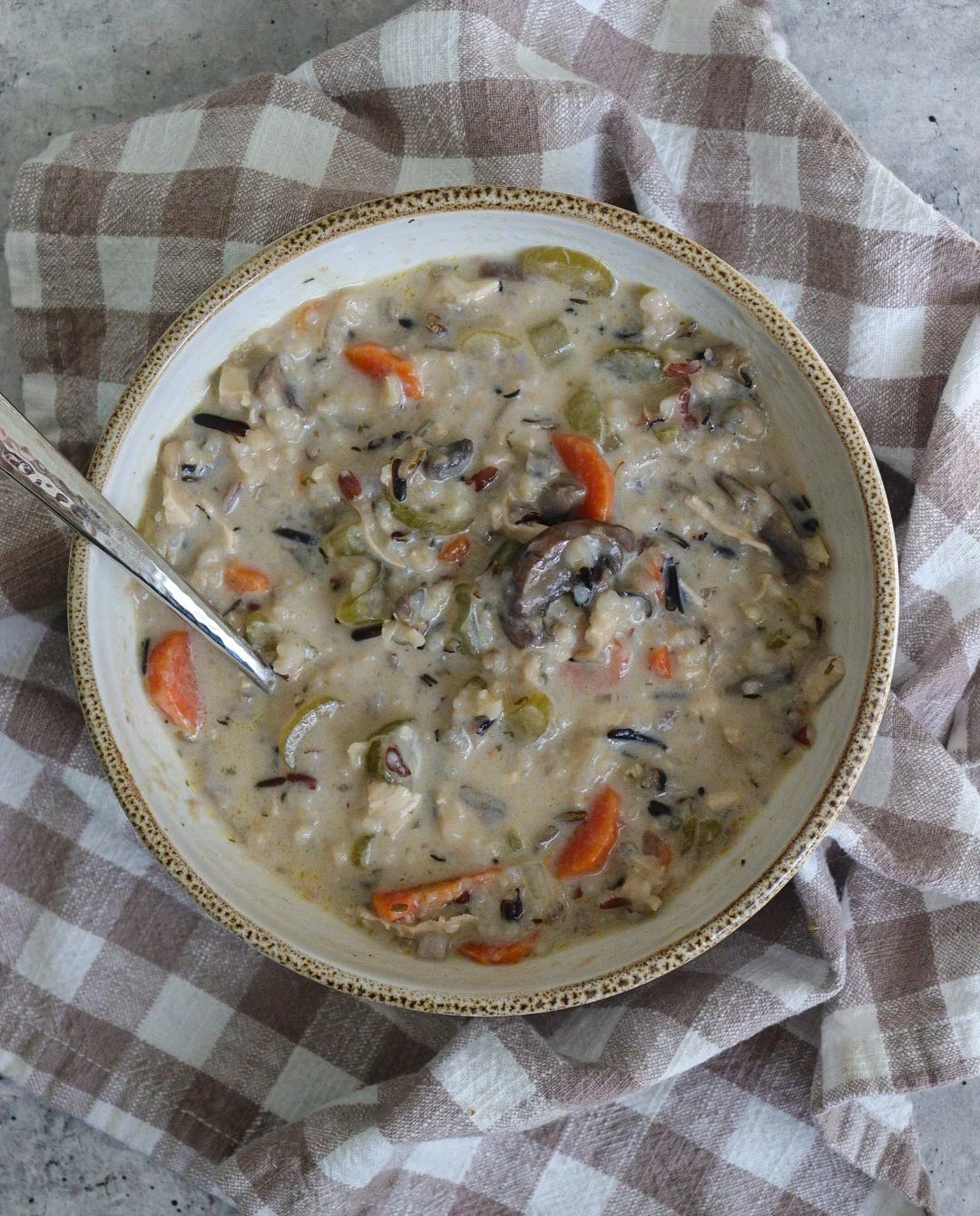 Wild Rice and Chicken Soup