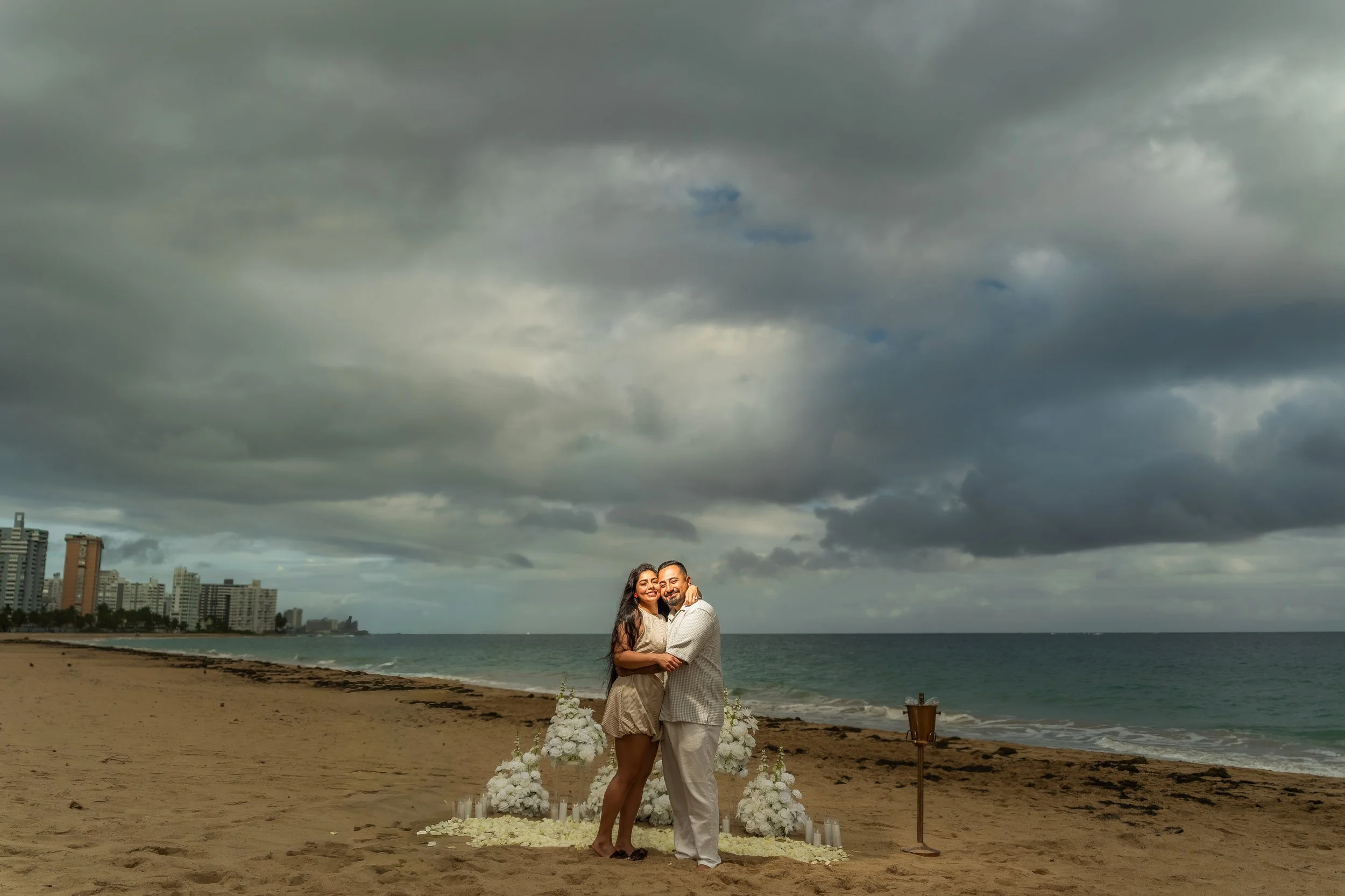 Dorado Beach marriage proposal captured by a luxury destination wedding photographer in Puerto Rico