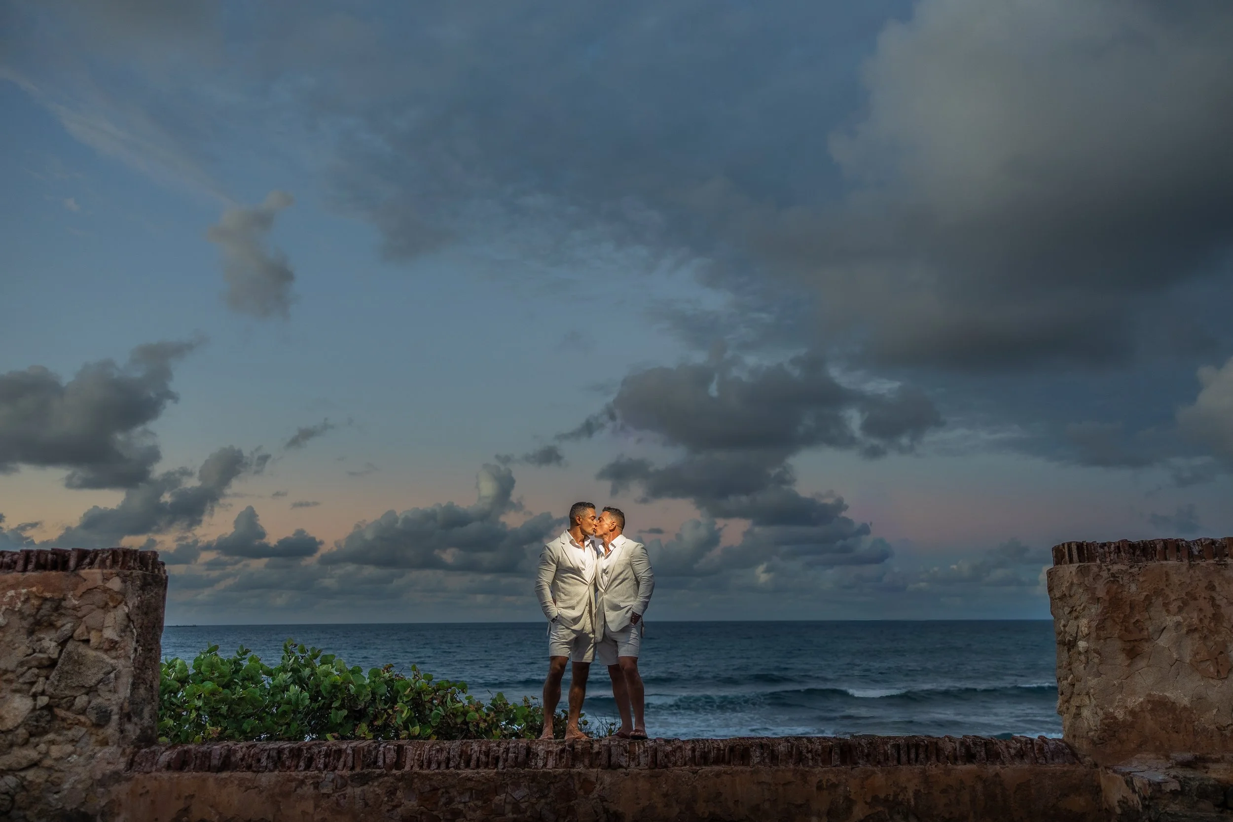 LGBT Beach Elopement in Puerto Rico | A Luxury Same-Sex Wedding at Escambrón Beach