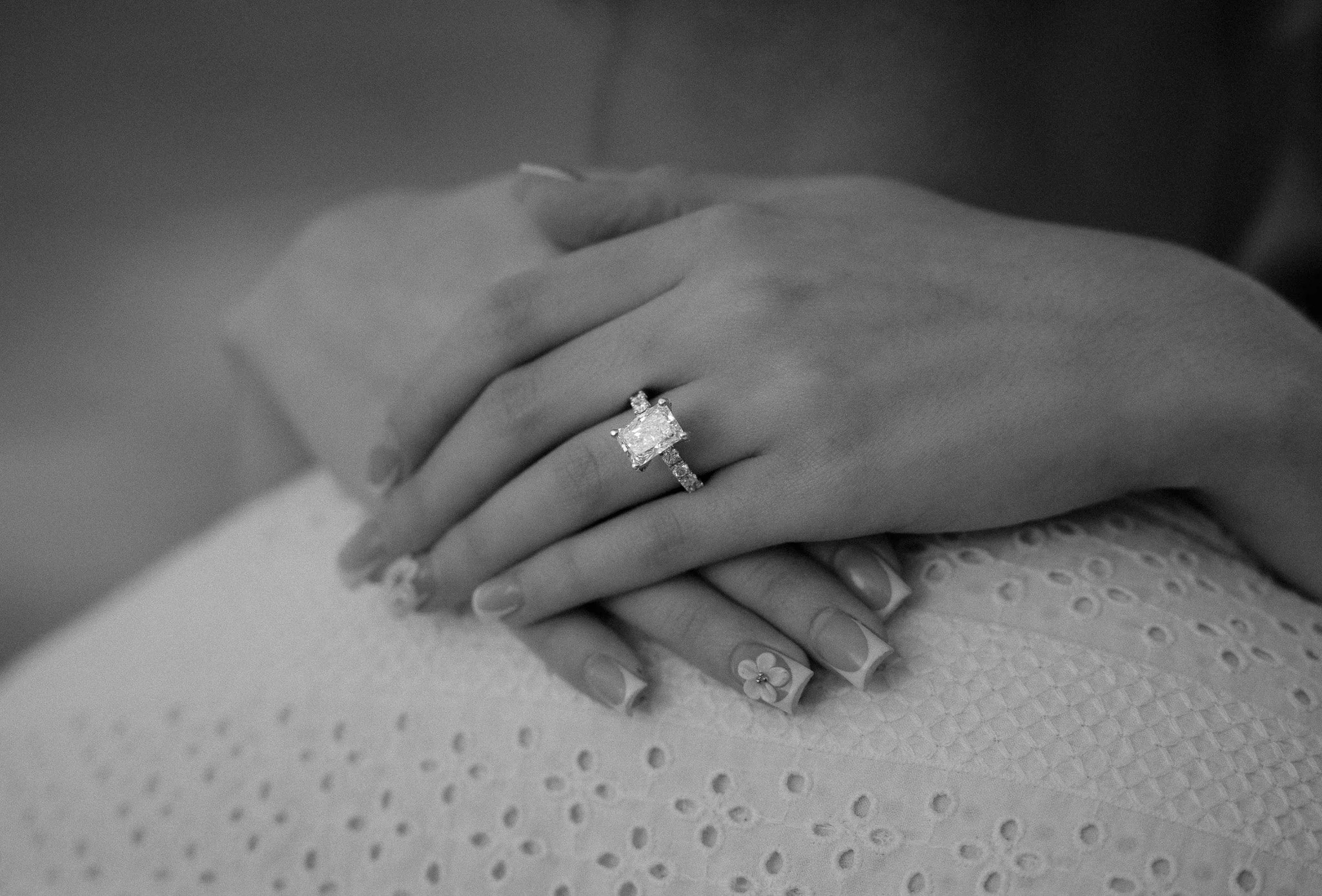 Editorial portrait of an engagement ring during a marriage proposal in Puerto Rico taken by a destination wedding photographer