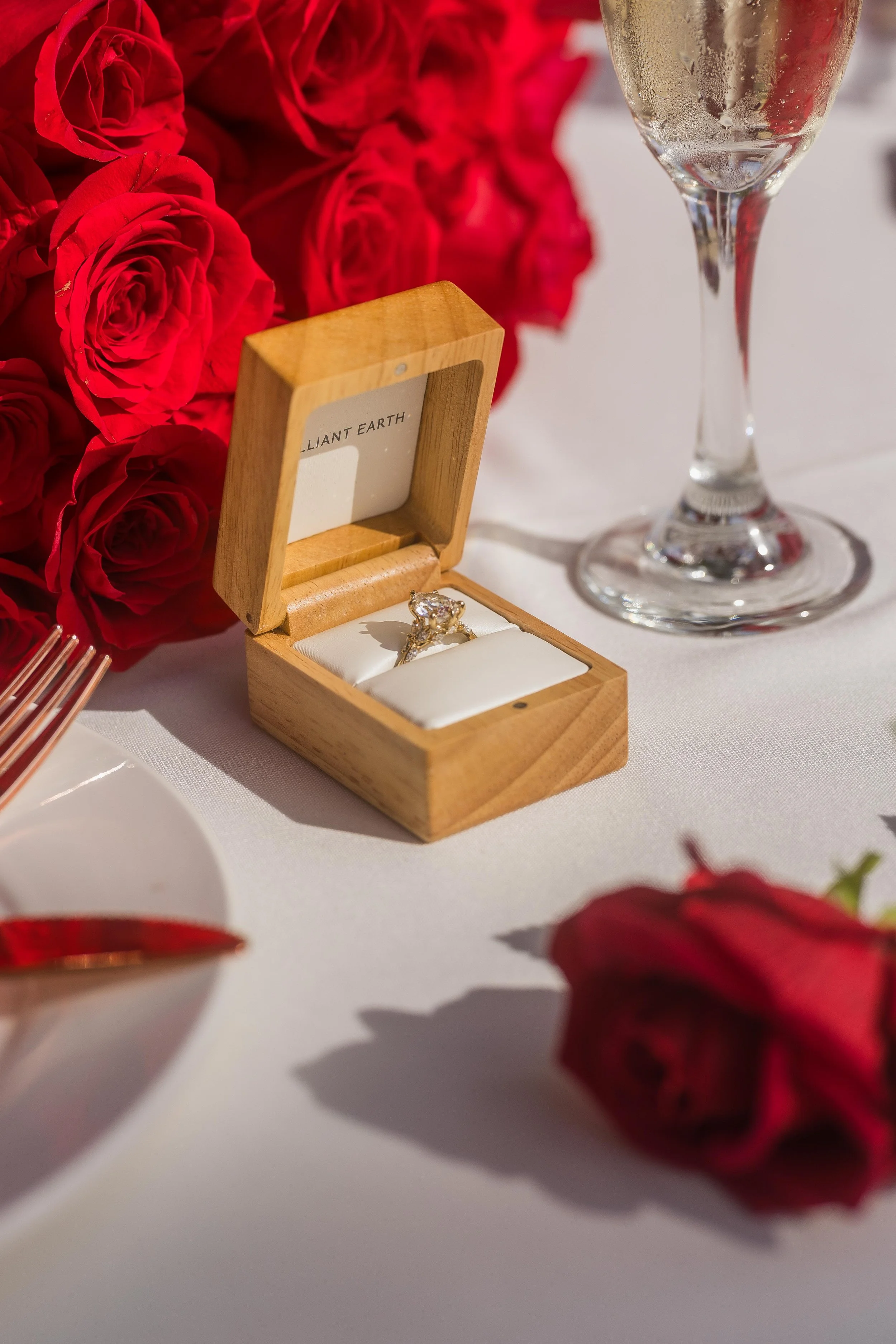Luxury engagement ring shot by a marriage proposal photographer in Puerto Rico