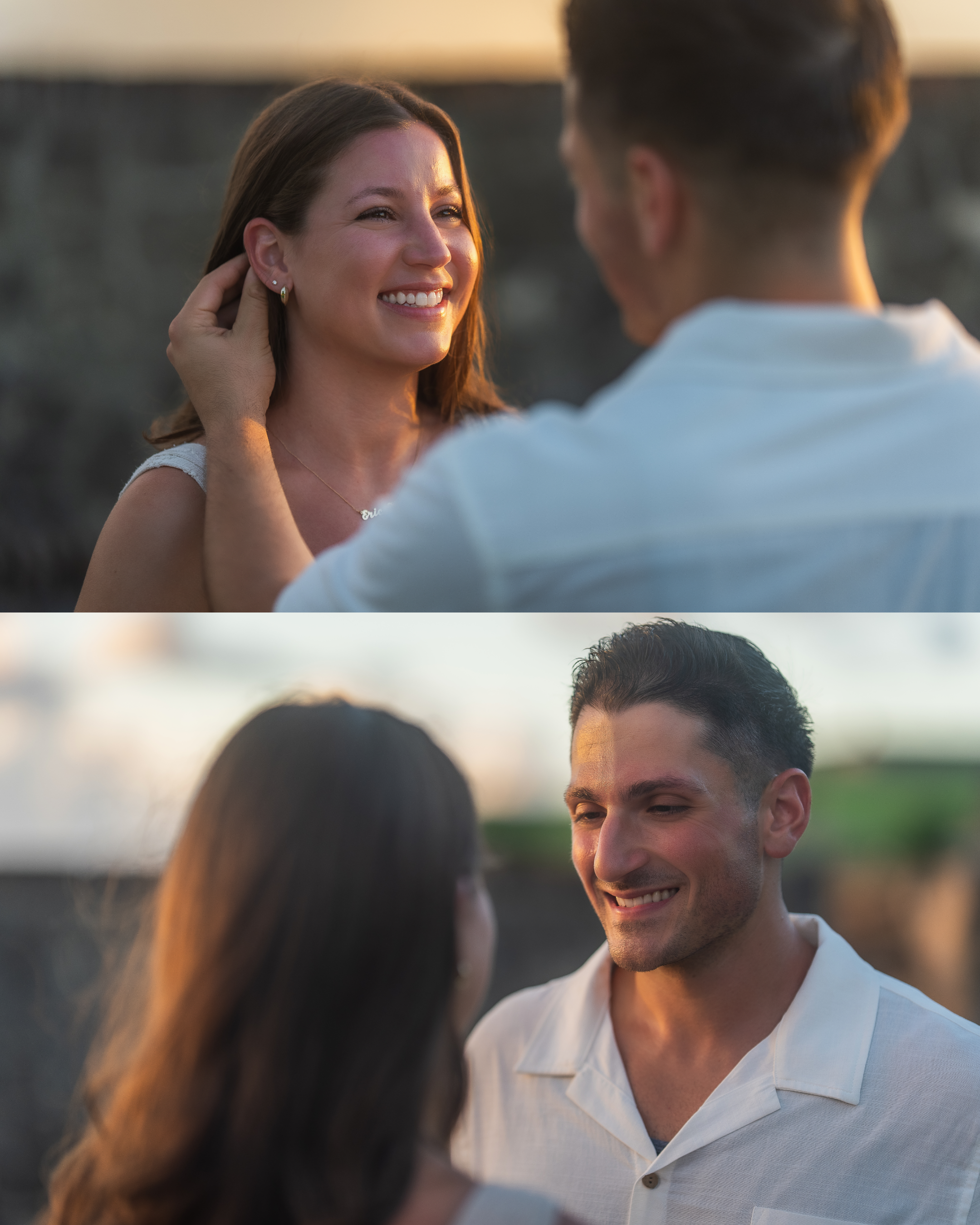 Surprise marriage proposal in Old San Juan taken by a destination wedding photographer in Puerto Rico
