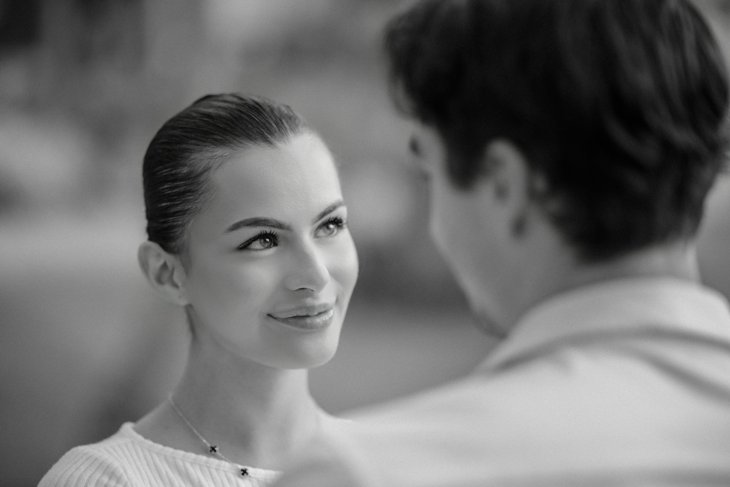Editorial portrait of a future bride-to-be at the Hyatt Regency Grand Reserve in Puerto Rico