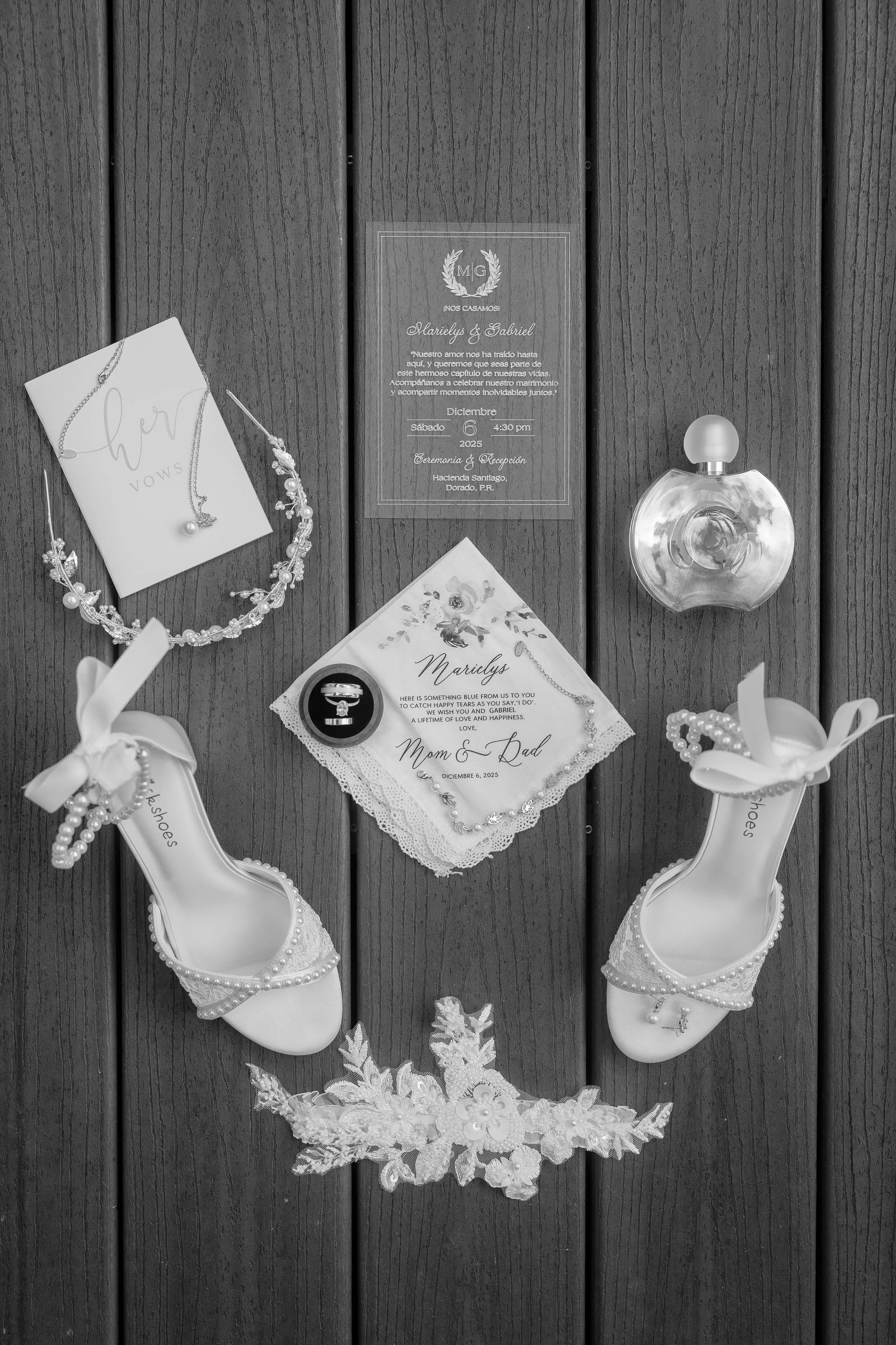 Wedding details shot by an elopement photographer in Puerto Rico