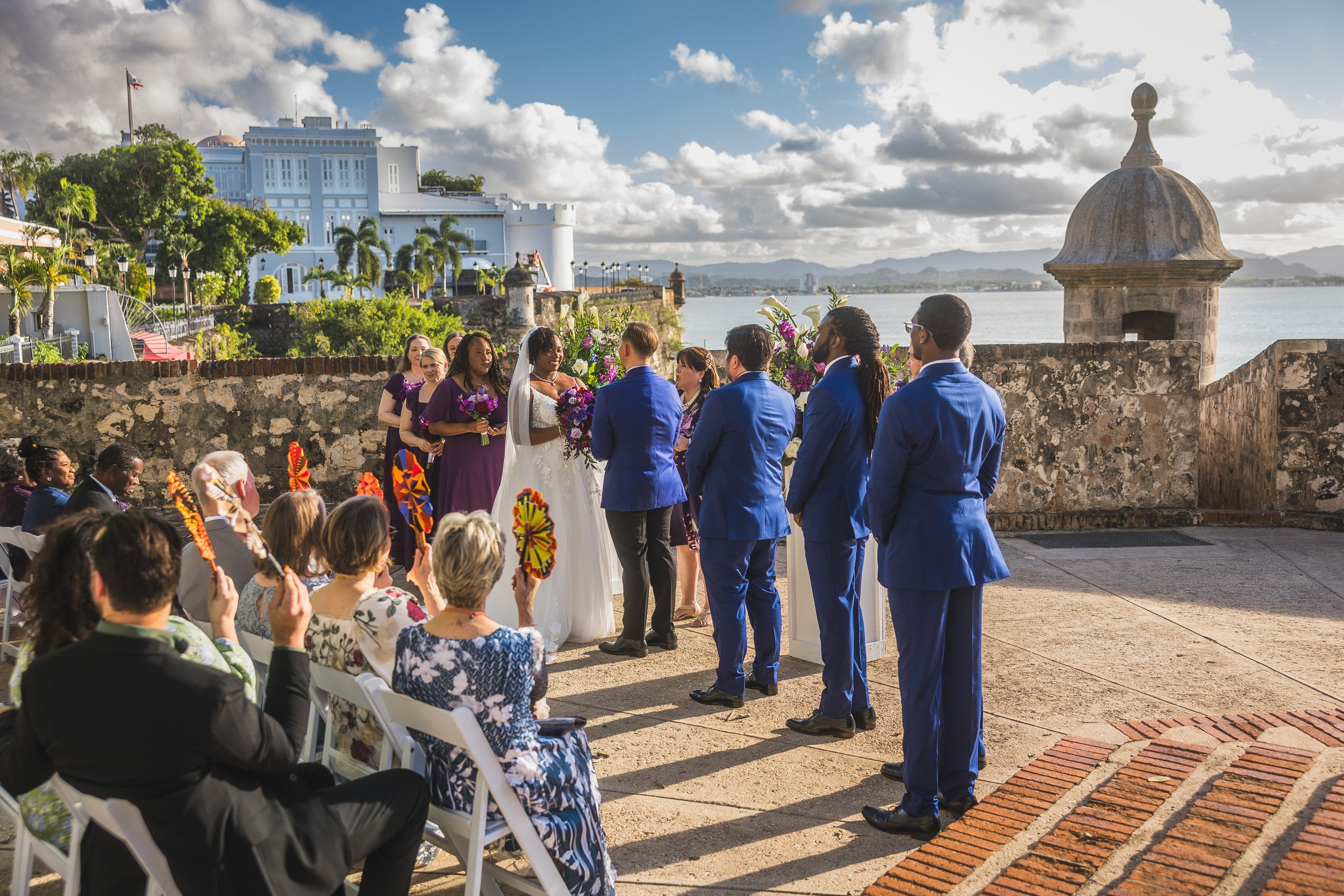 Wedding photographer documenting a full-day luxury wedding experience