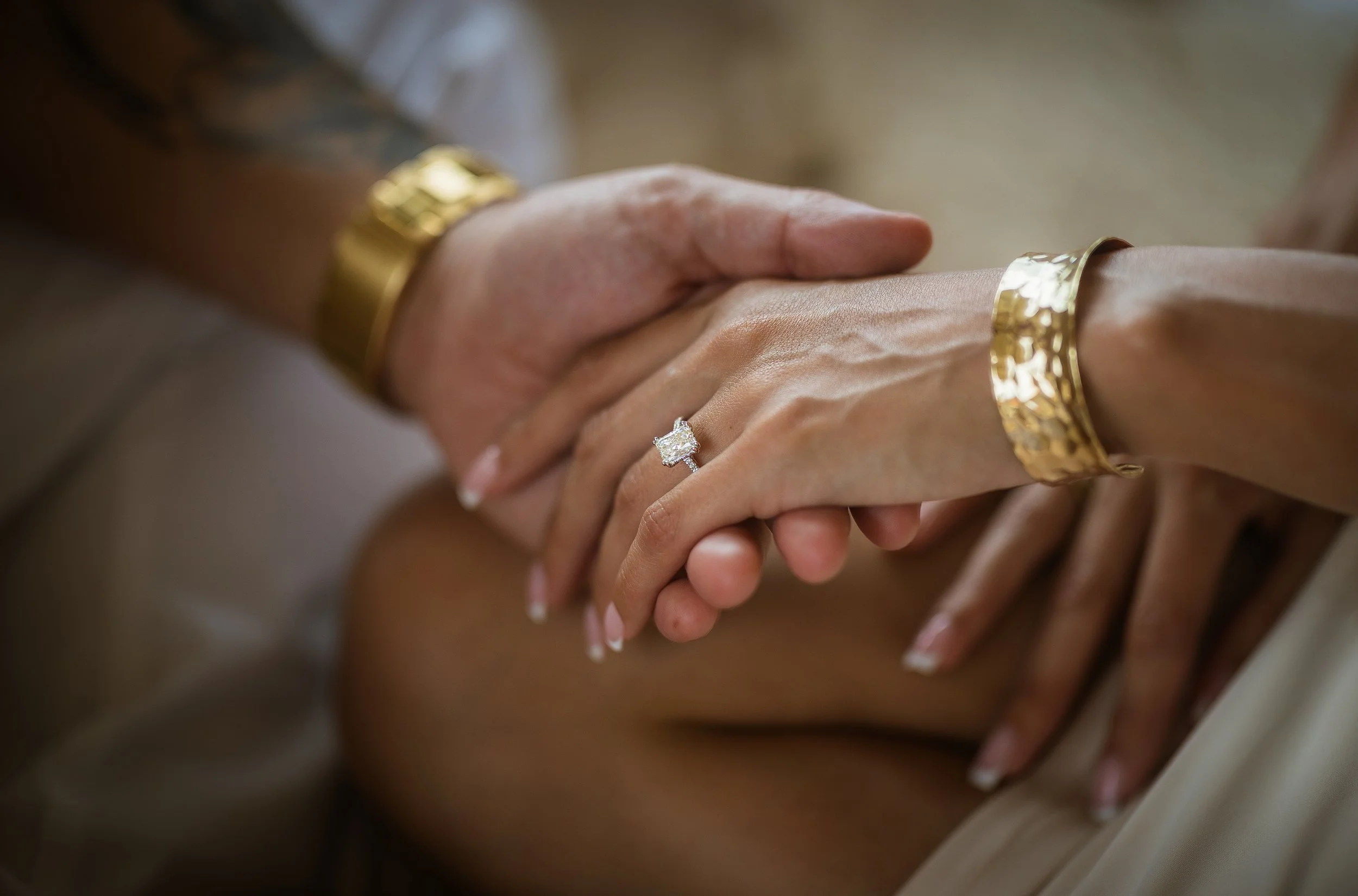 Luxury engagement ring at the Hyatt Regency Grand Reserve taken by a Puerto Rico marriage proposal photographer