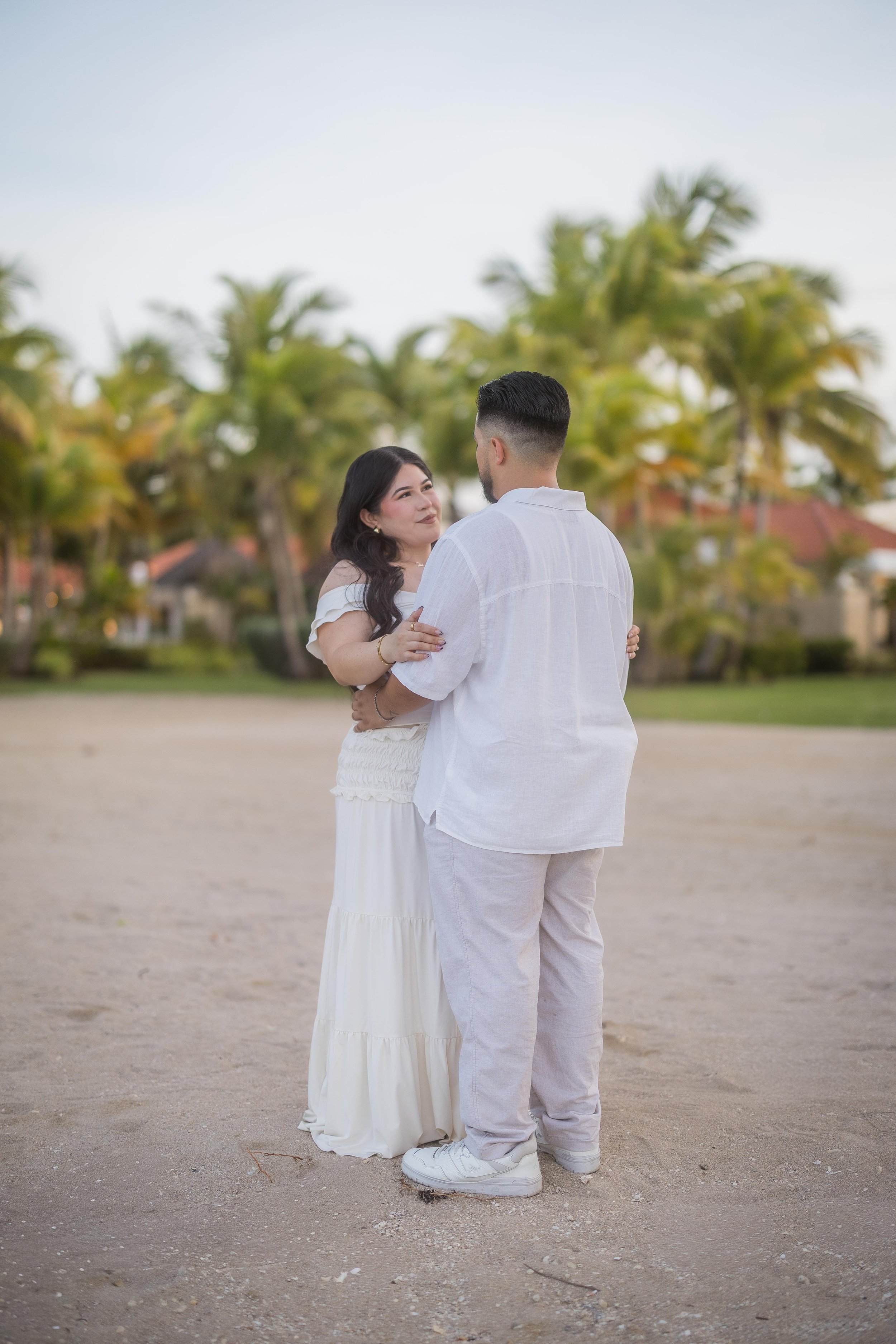Couple embracing at the Hyatt Regency Grand Reserve