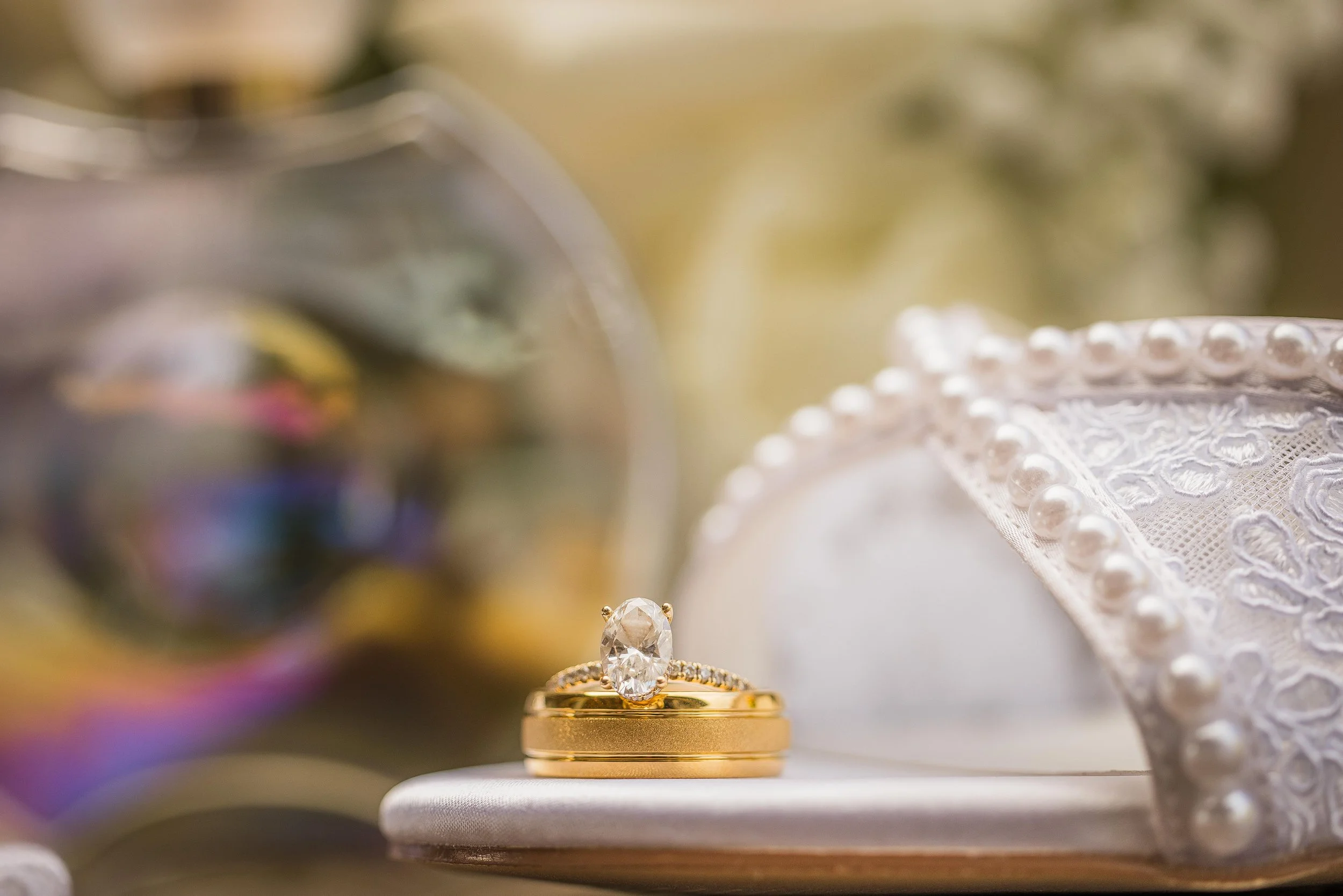 Wedding ring shot by a Puerto Rico wedding photographer