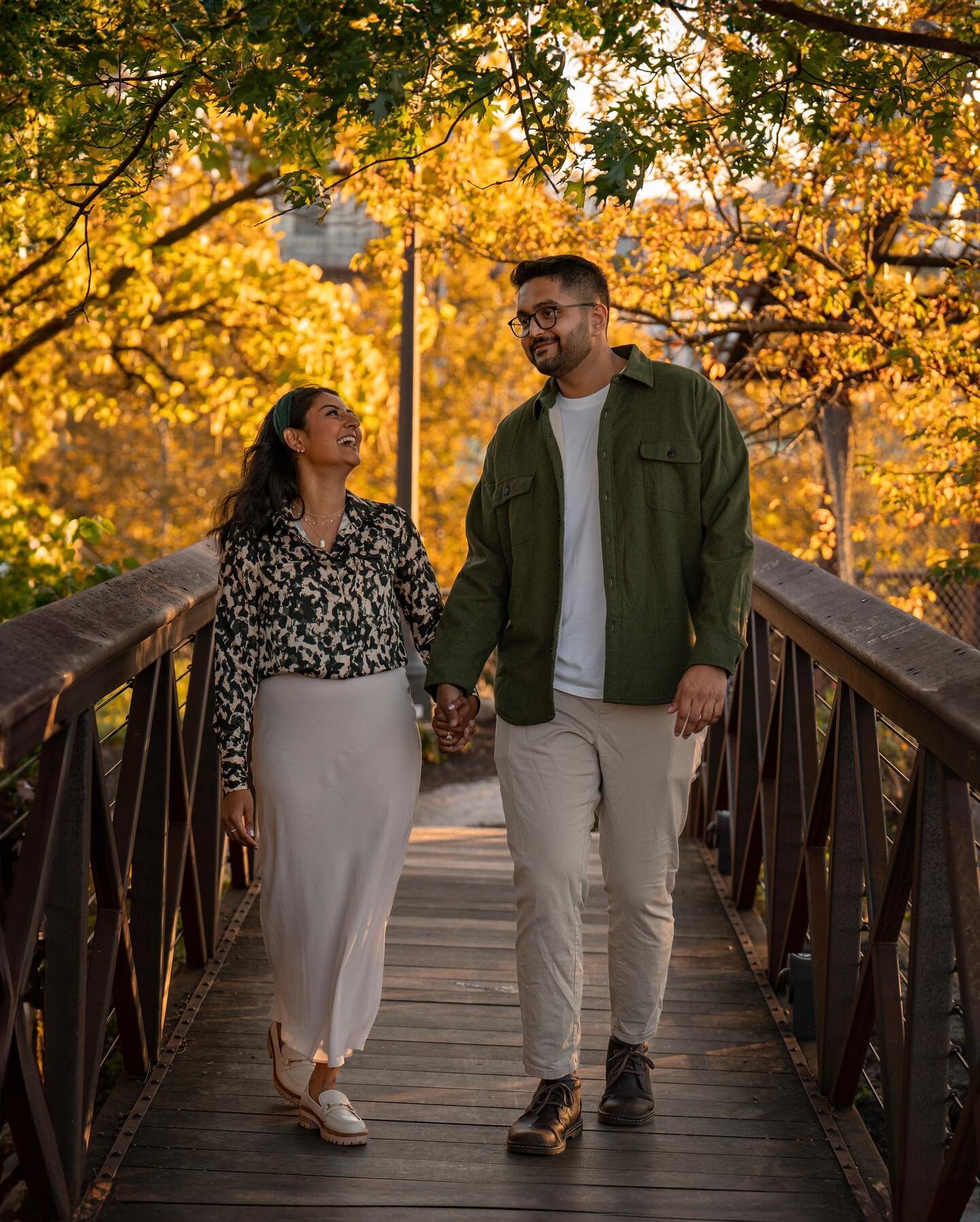 From one of my most recent shoots in Philly 📸📸
.
.
.
.
#portraitphotography #autumnlight #couplesshoot #💍❤️