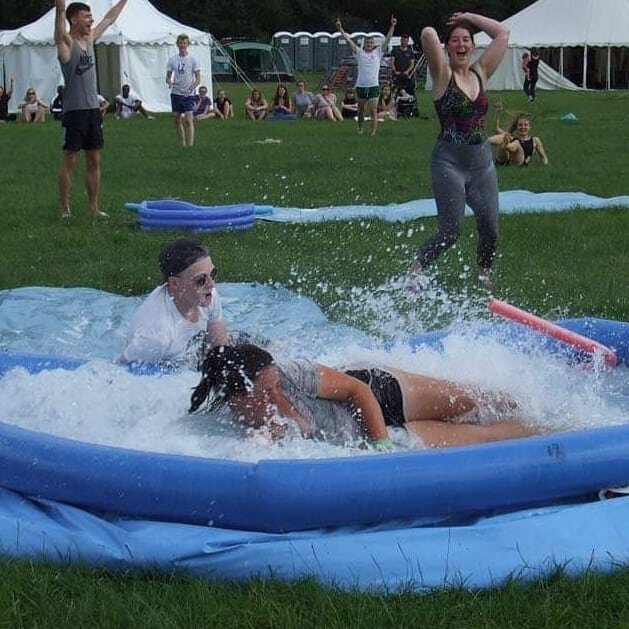 Soooo, when do we talk about how competitive slip 'n' slide rounders was...