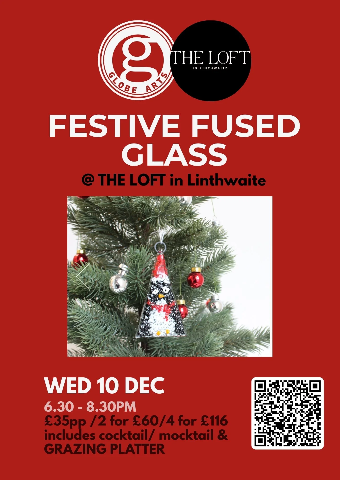 Festive Fused Glass @ The Loft in Linthwaite