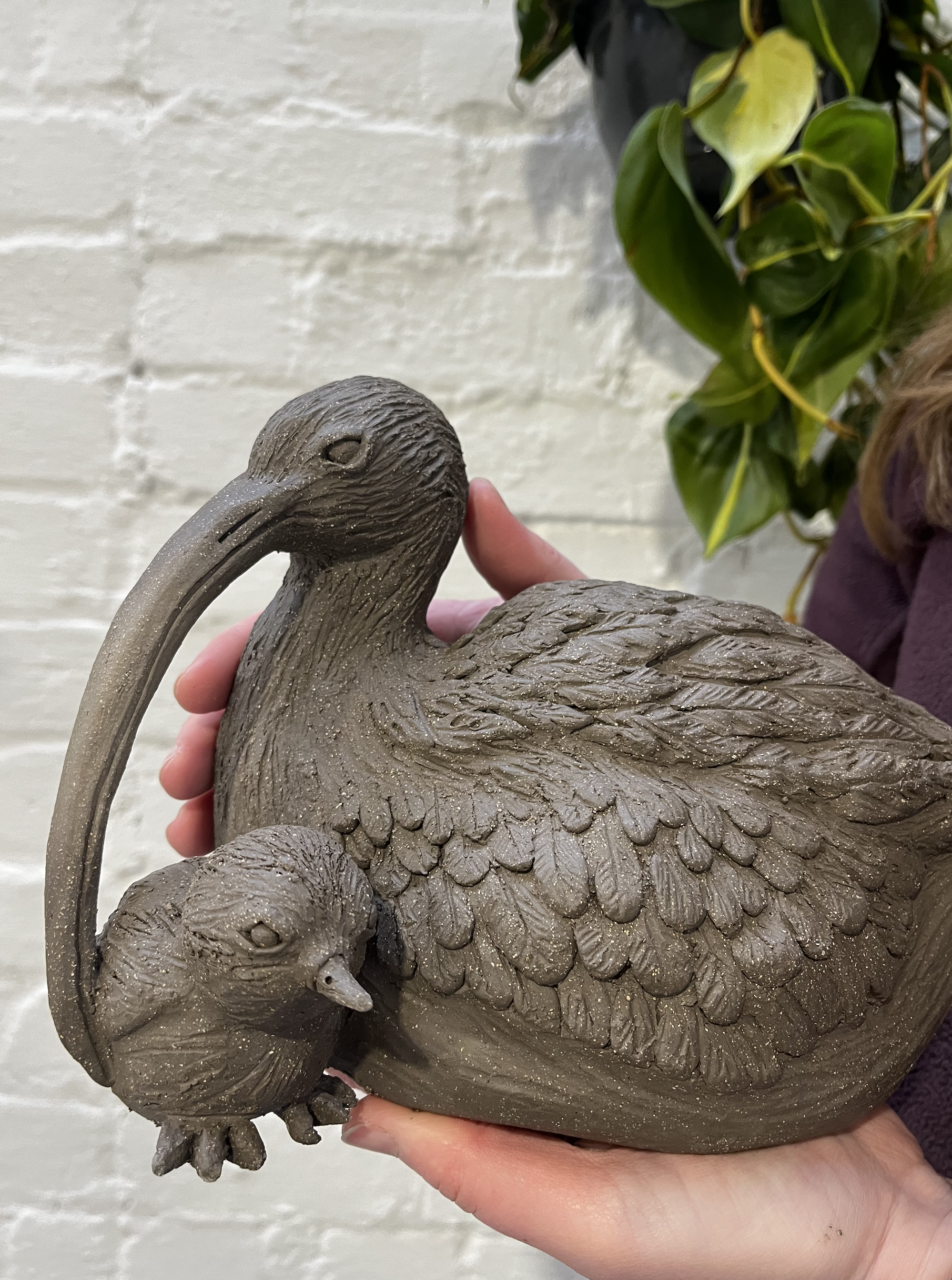 Ceramic Curlew Sculptures workshop