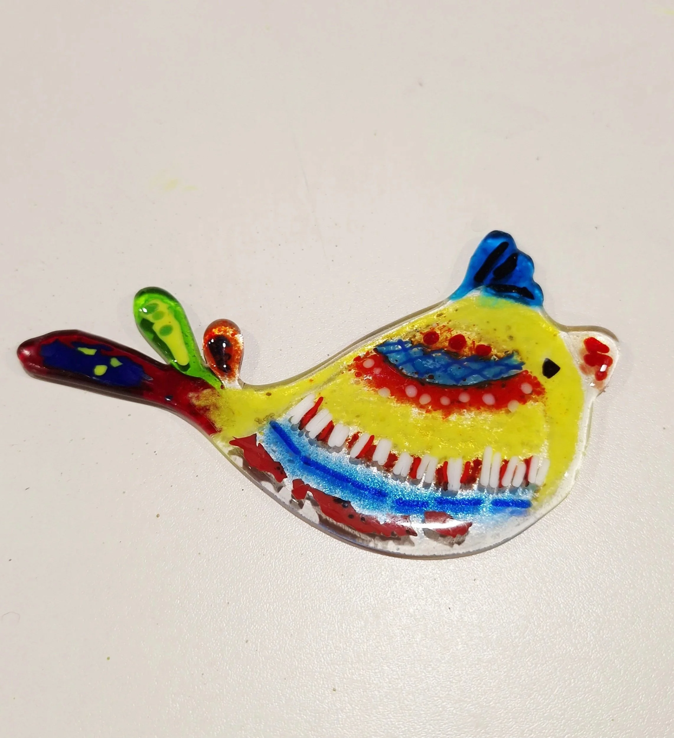 Family Fused Glass Birds @G2