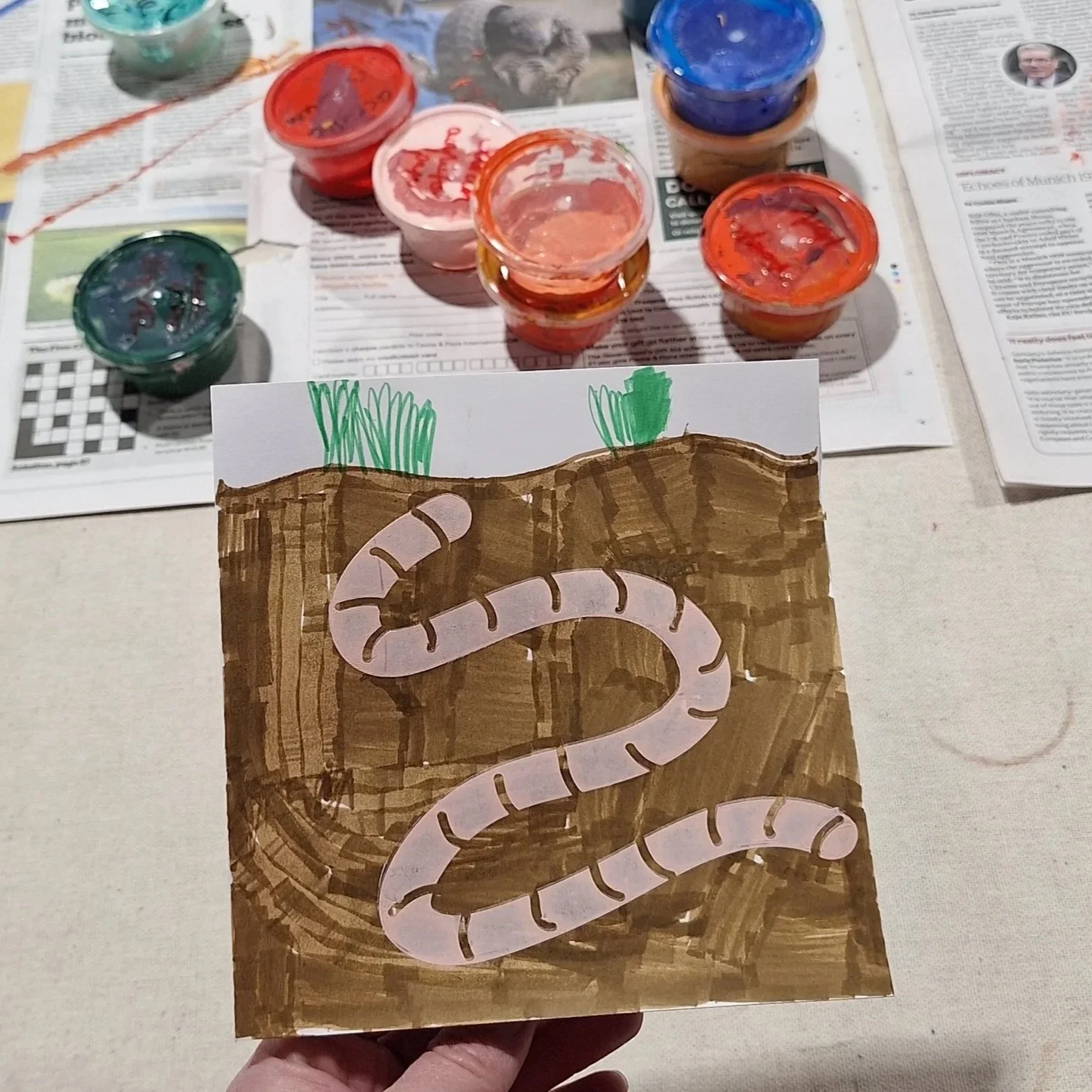 Paper Stencil Print Workshop @G2