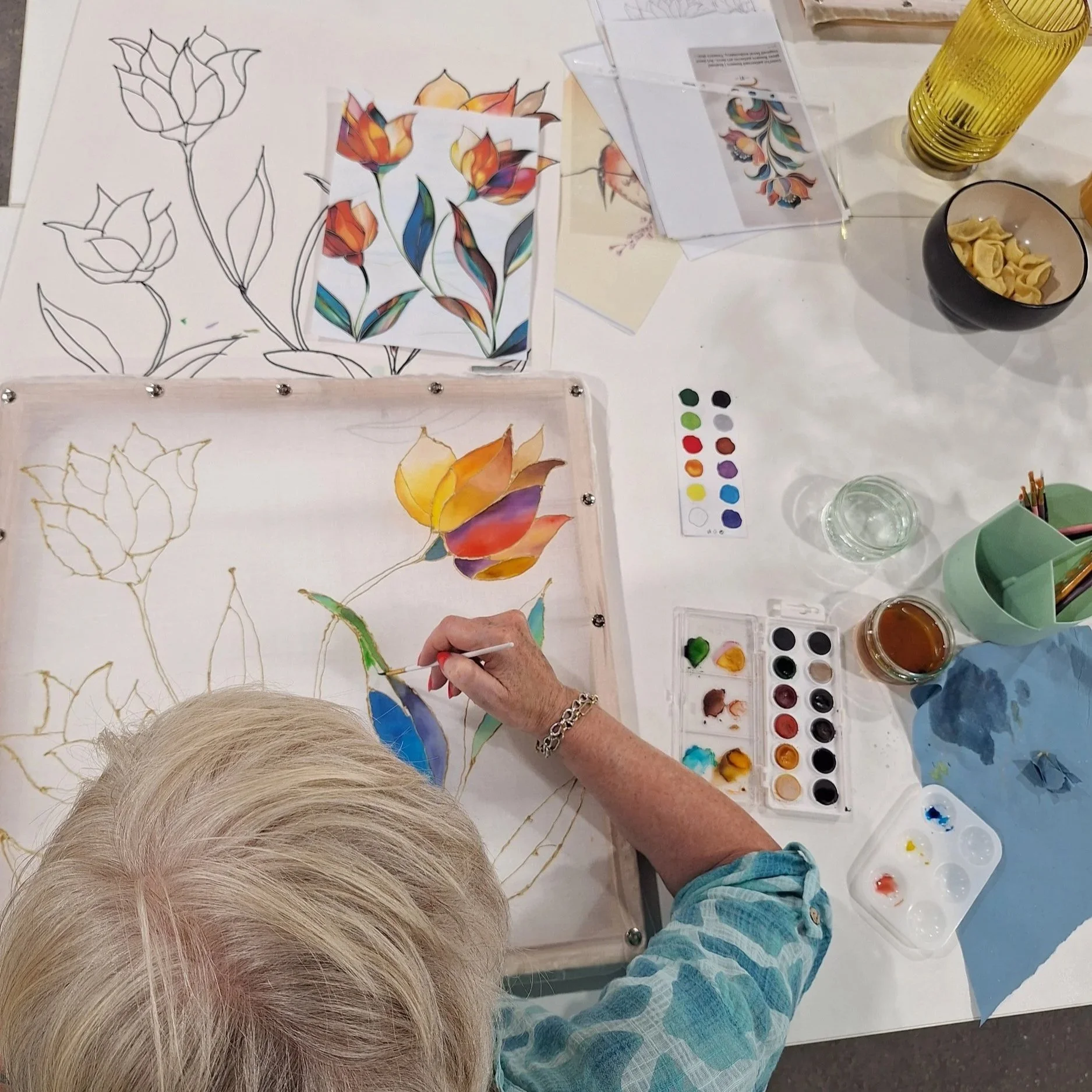 Silk Painting - full day workshop @G1