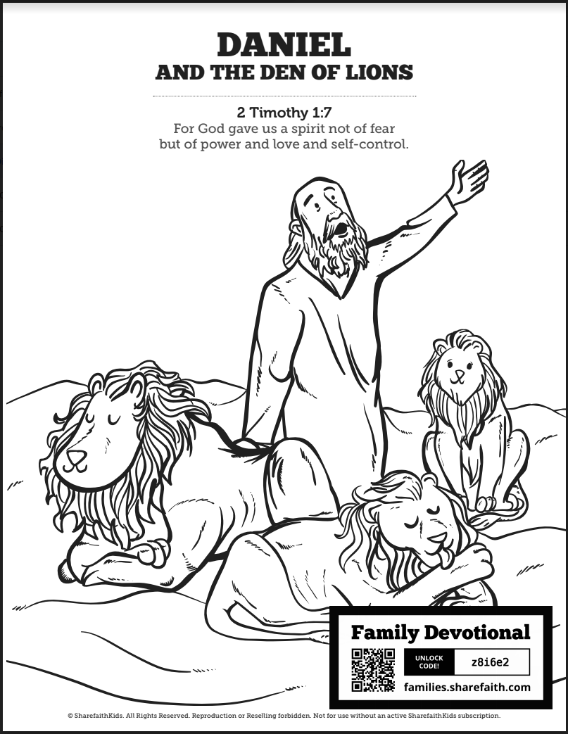 The Bible illustration blog: Daniel in the Lion's Den