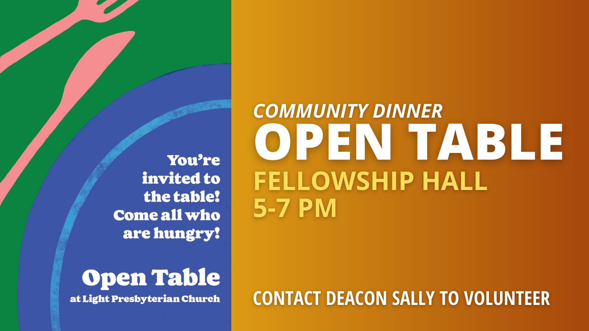 Open Table