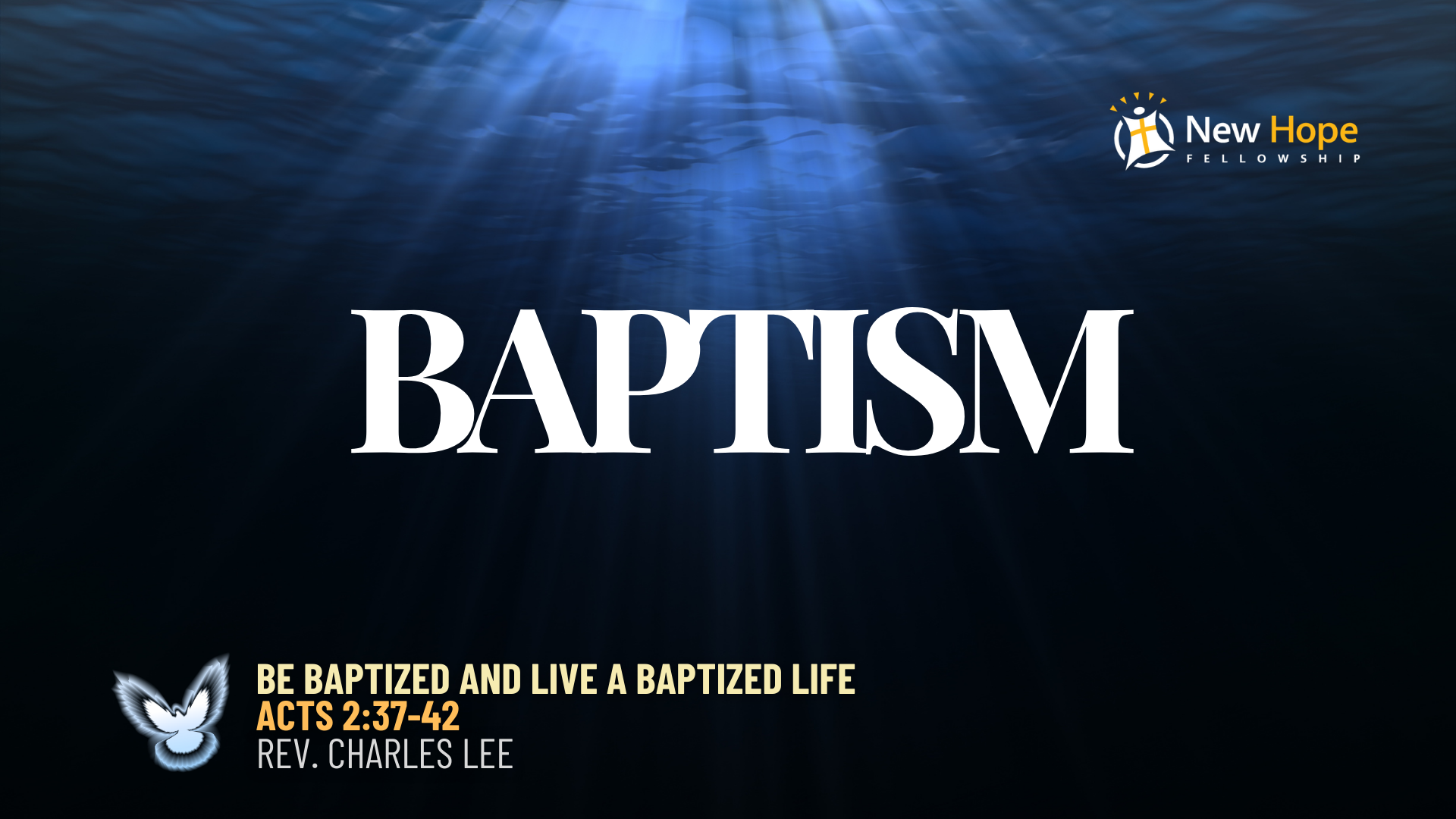 Be Bapitzed and Live a Baptized Life