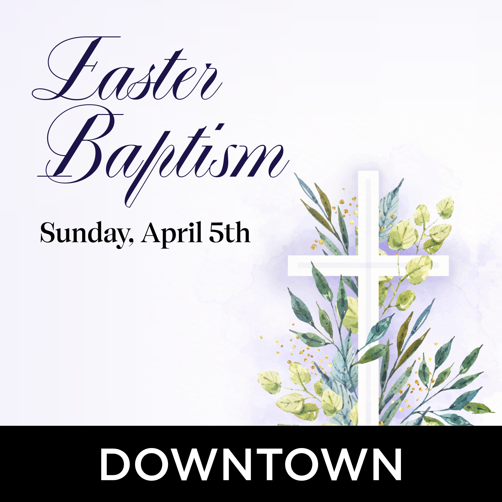 2026 Easter Sunday - Baptism