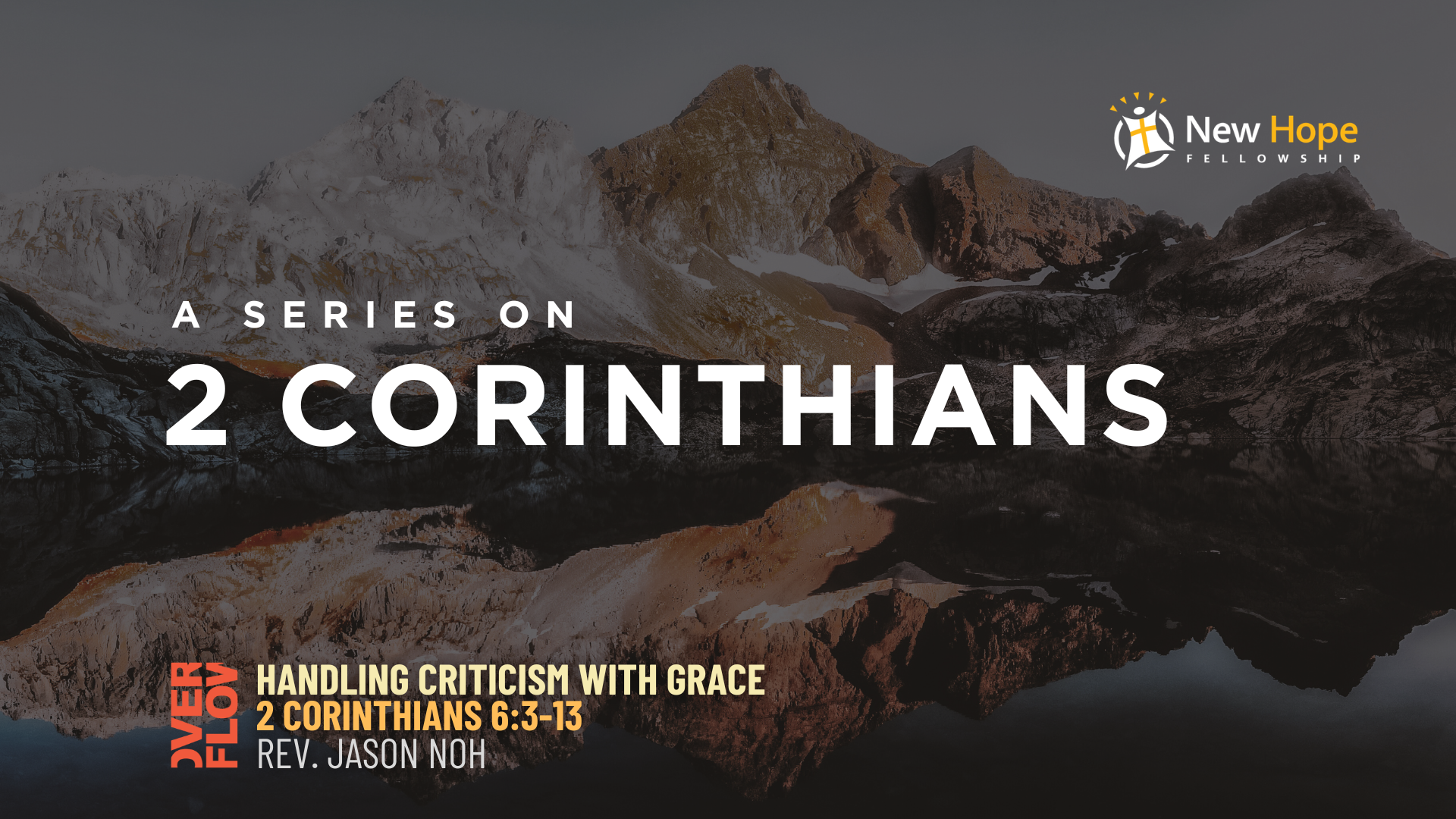 [2 Corinthians] Handling Criticism with Grace