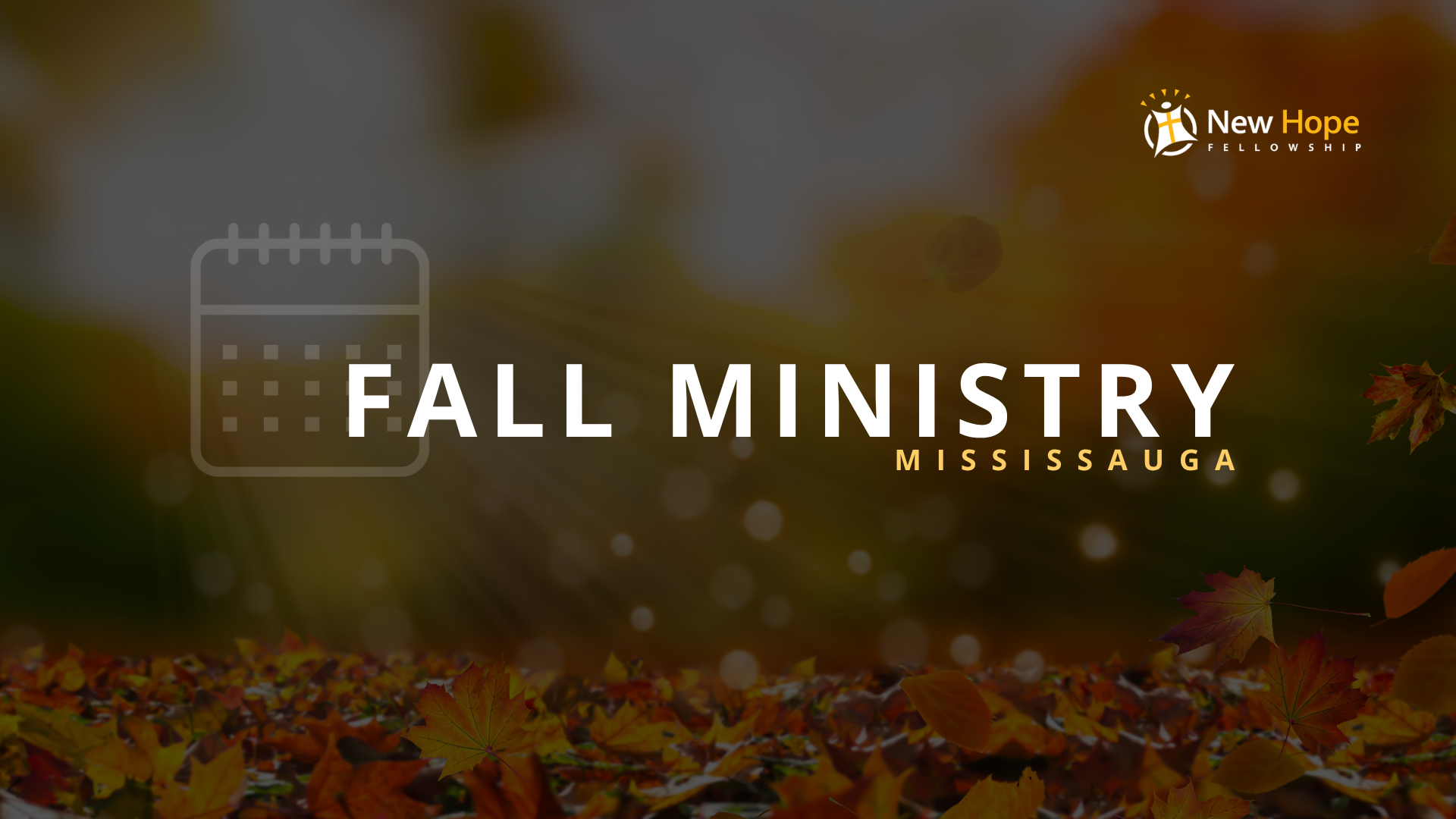 Fall Ministry Season