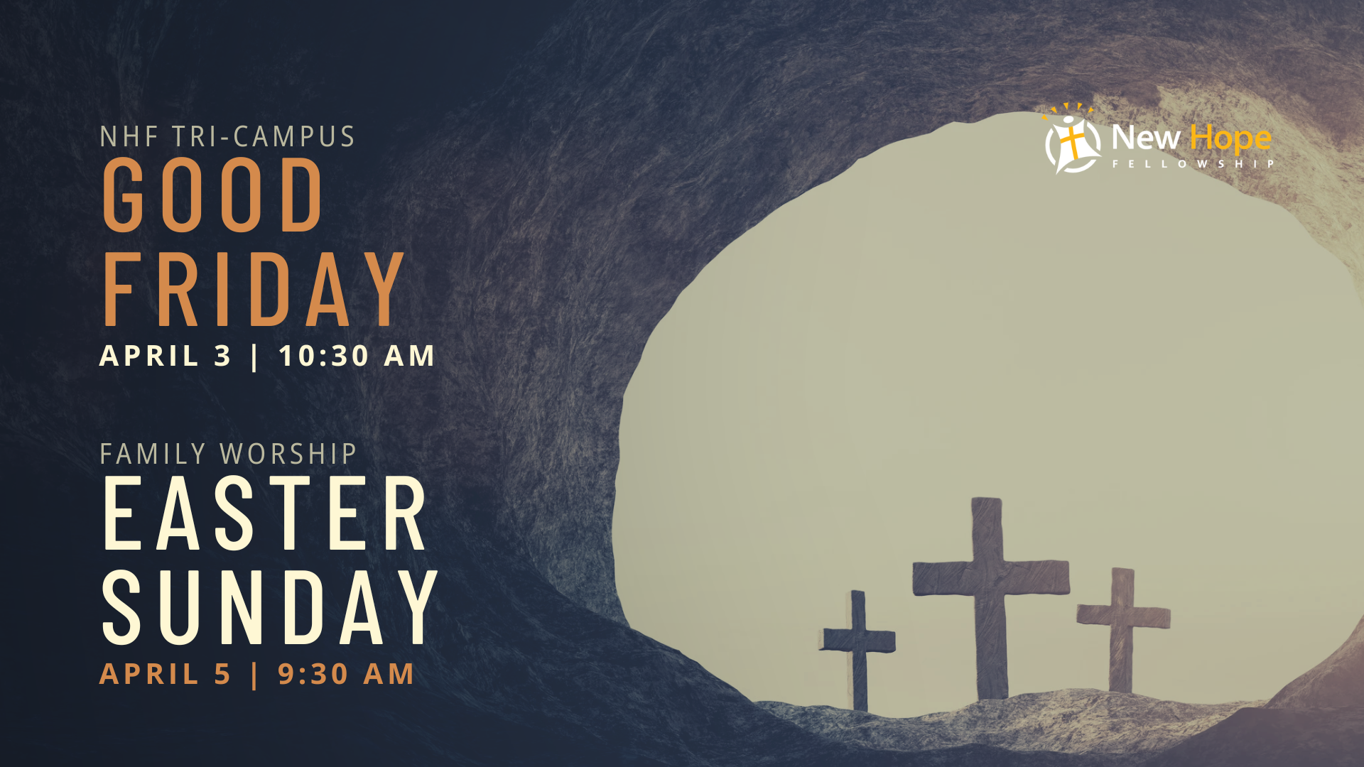 Good Friday &amp; Easter Sunday Service Info
