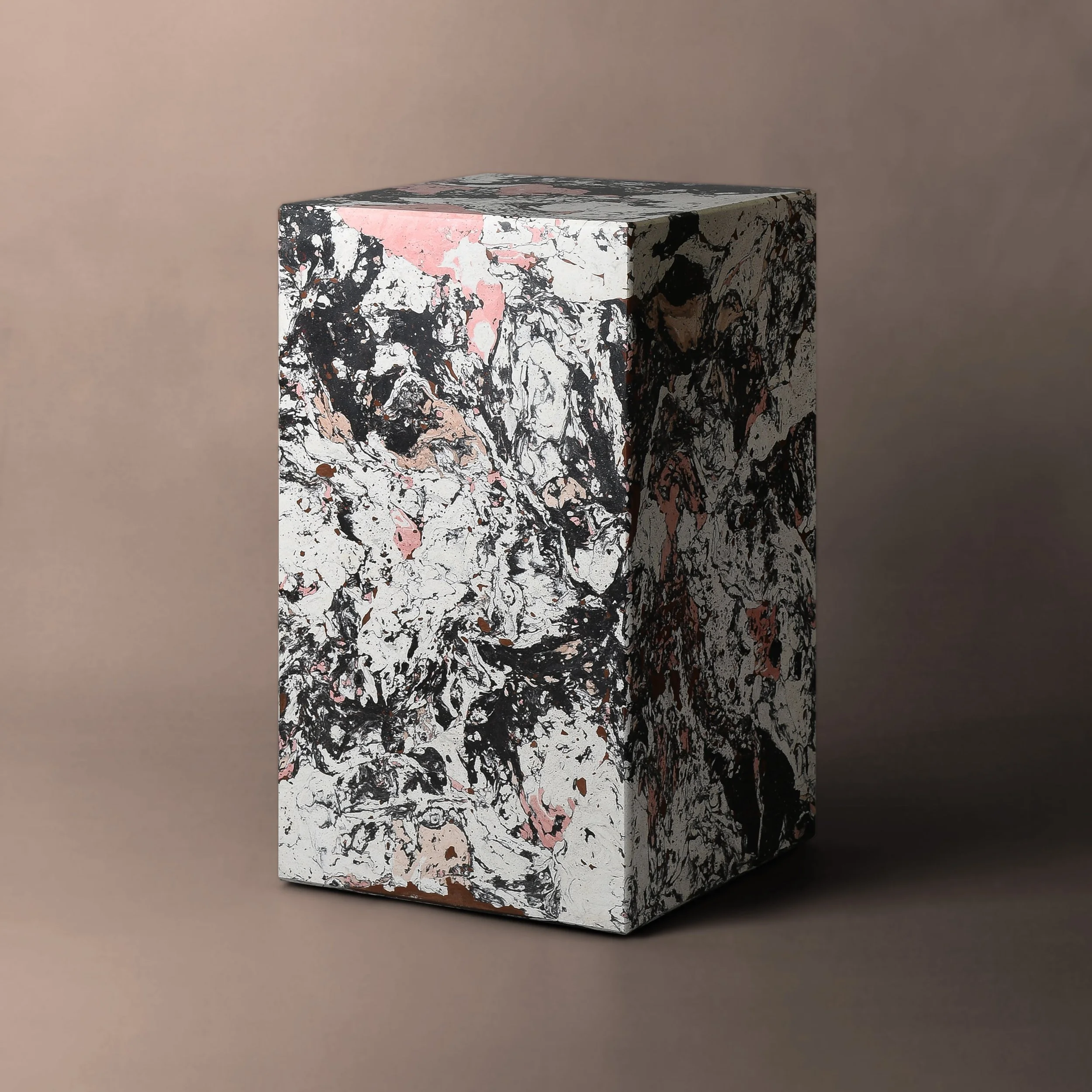 Rectangular Scagliola Side Table