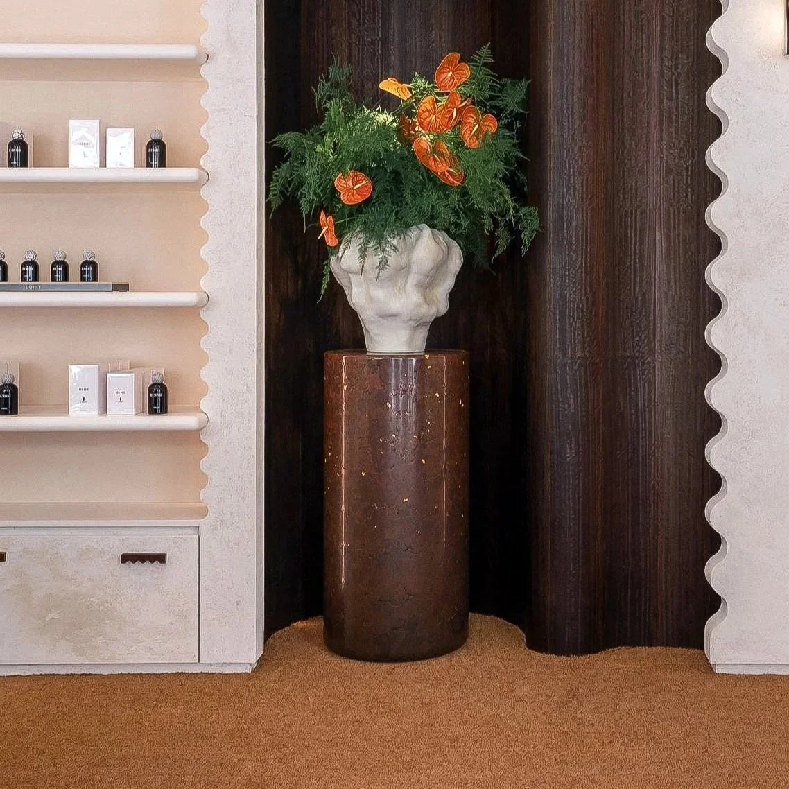 Scagliola Plinth. Boutique Pedestal