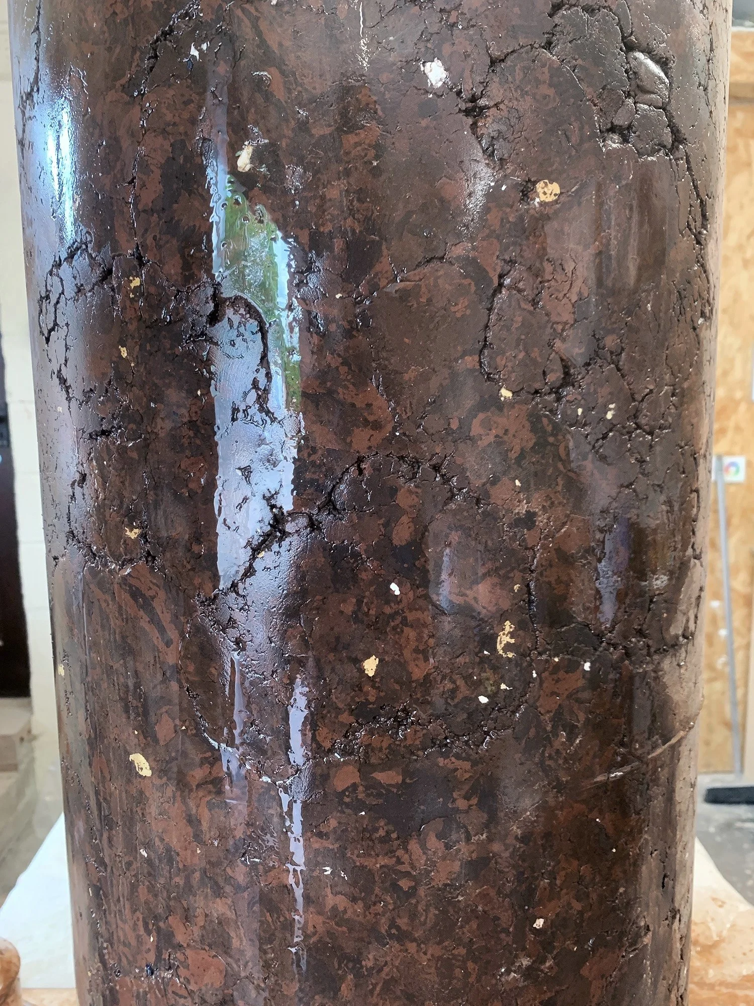 Scagliola pedestal