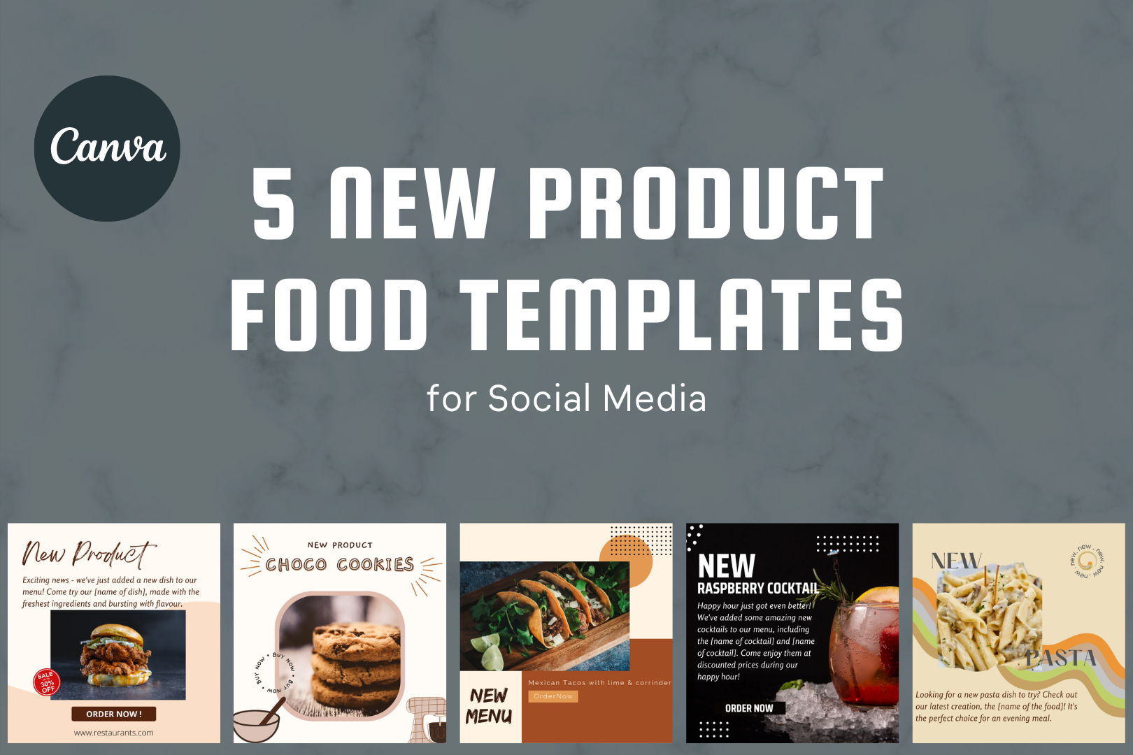5 New Products Menu Display Template.png