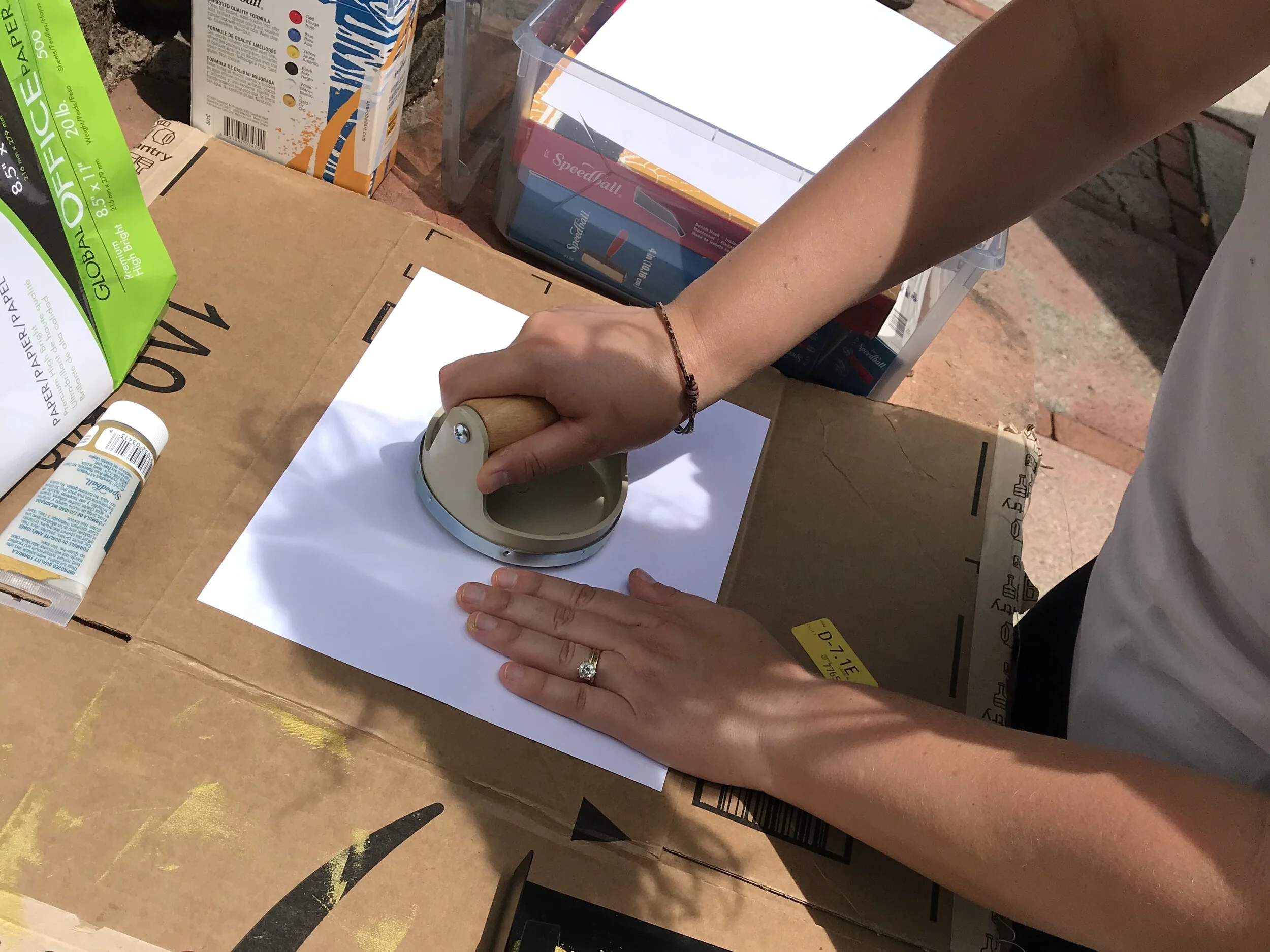 Summer Learning 2020 - Printing with Found Objects Around the House