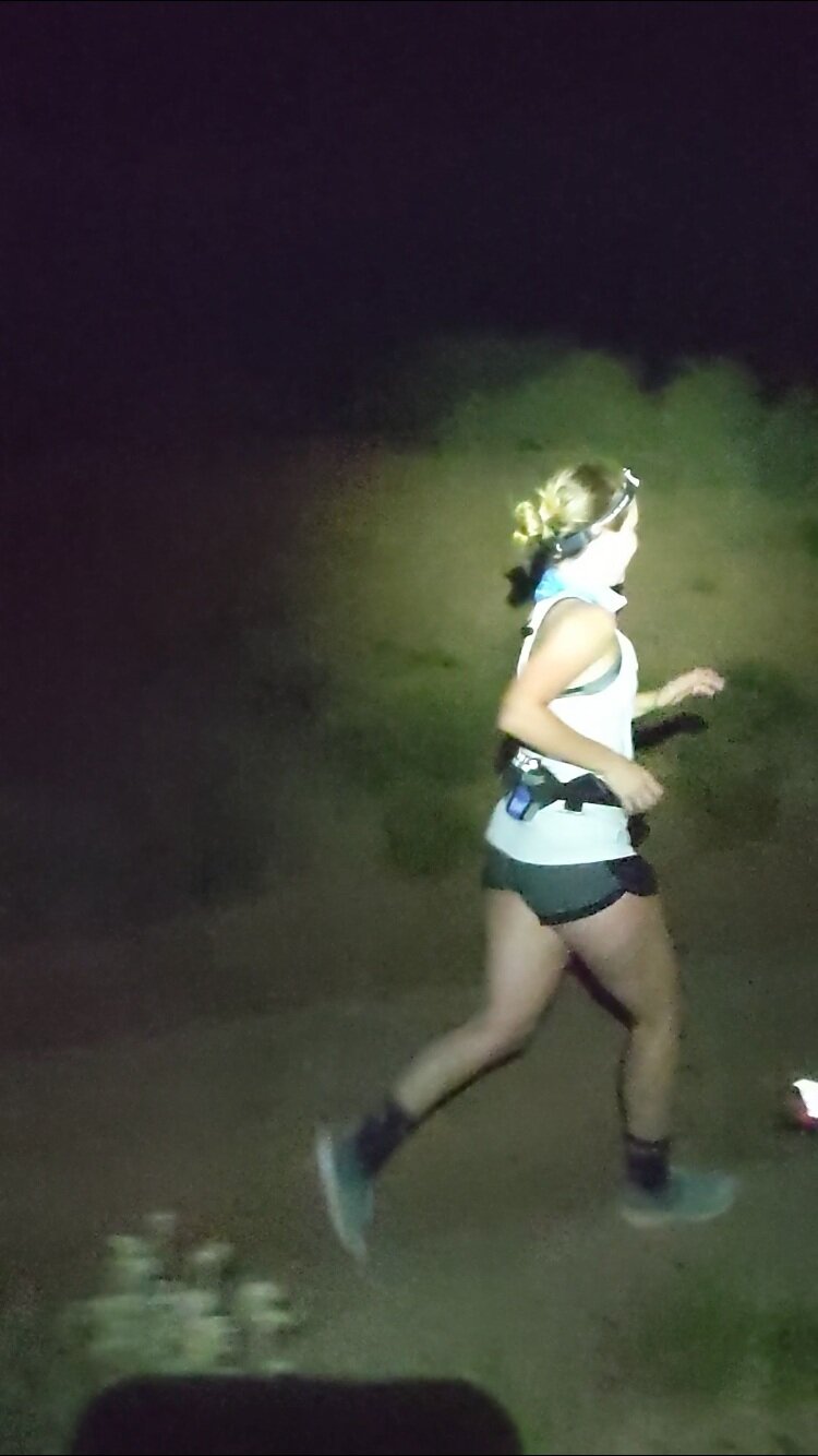  We tried our best with getting photos in the dark during the run. Very sasquatch-esque I know.  