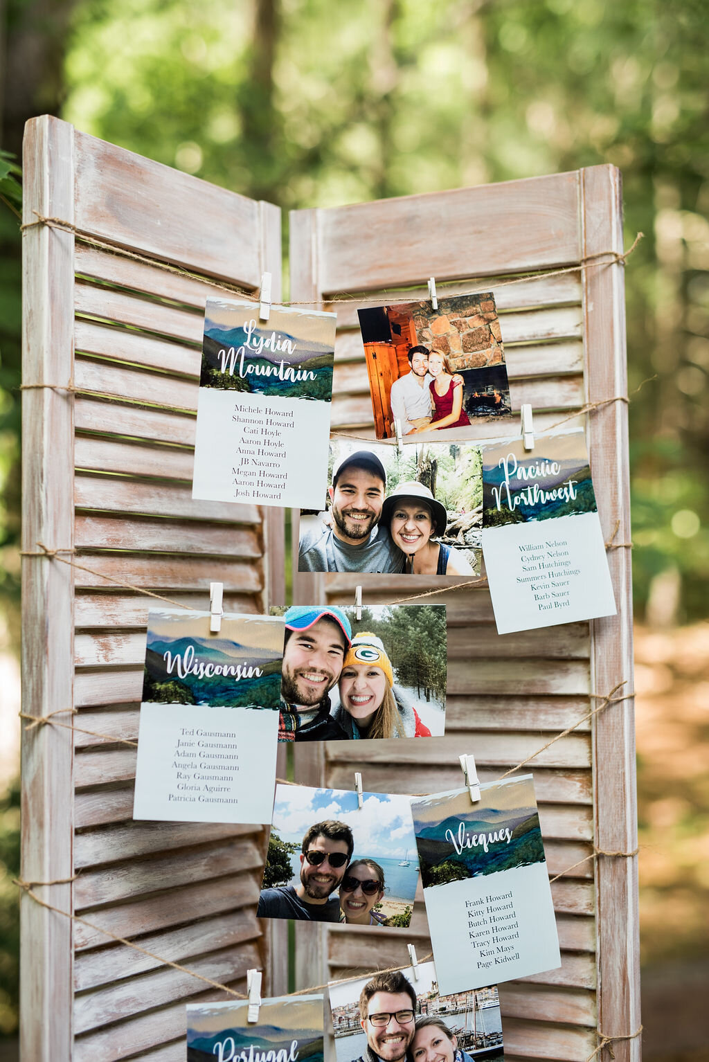 wedding seating chart
