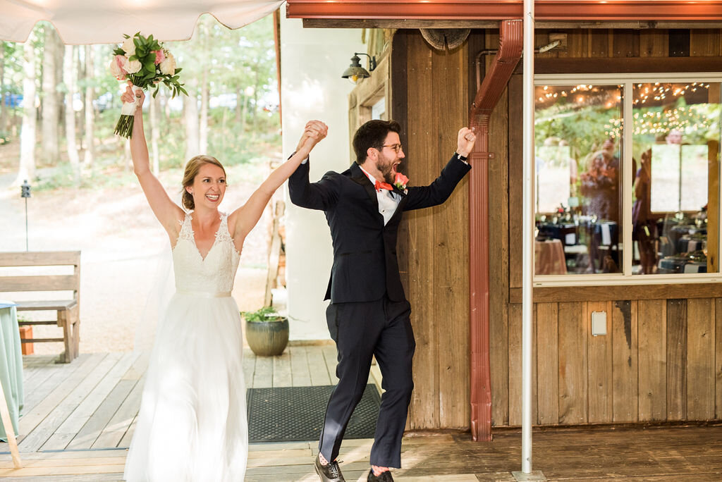 bride + groom introduction