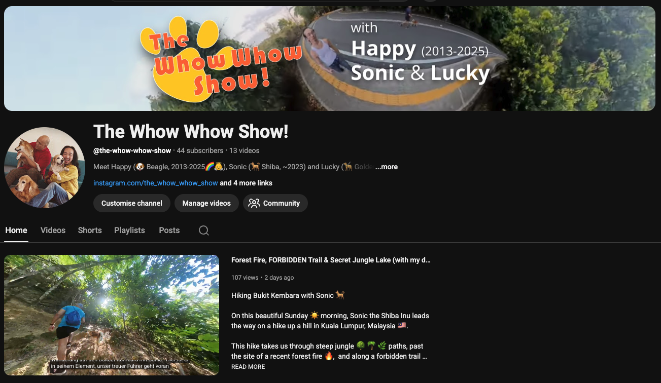 New YouTube-Channel: The Whow Whow Show!
