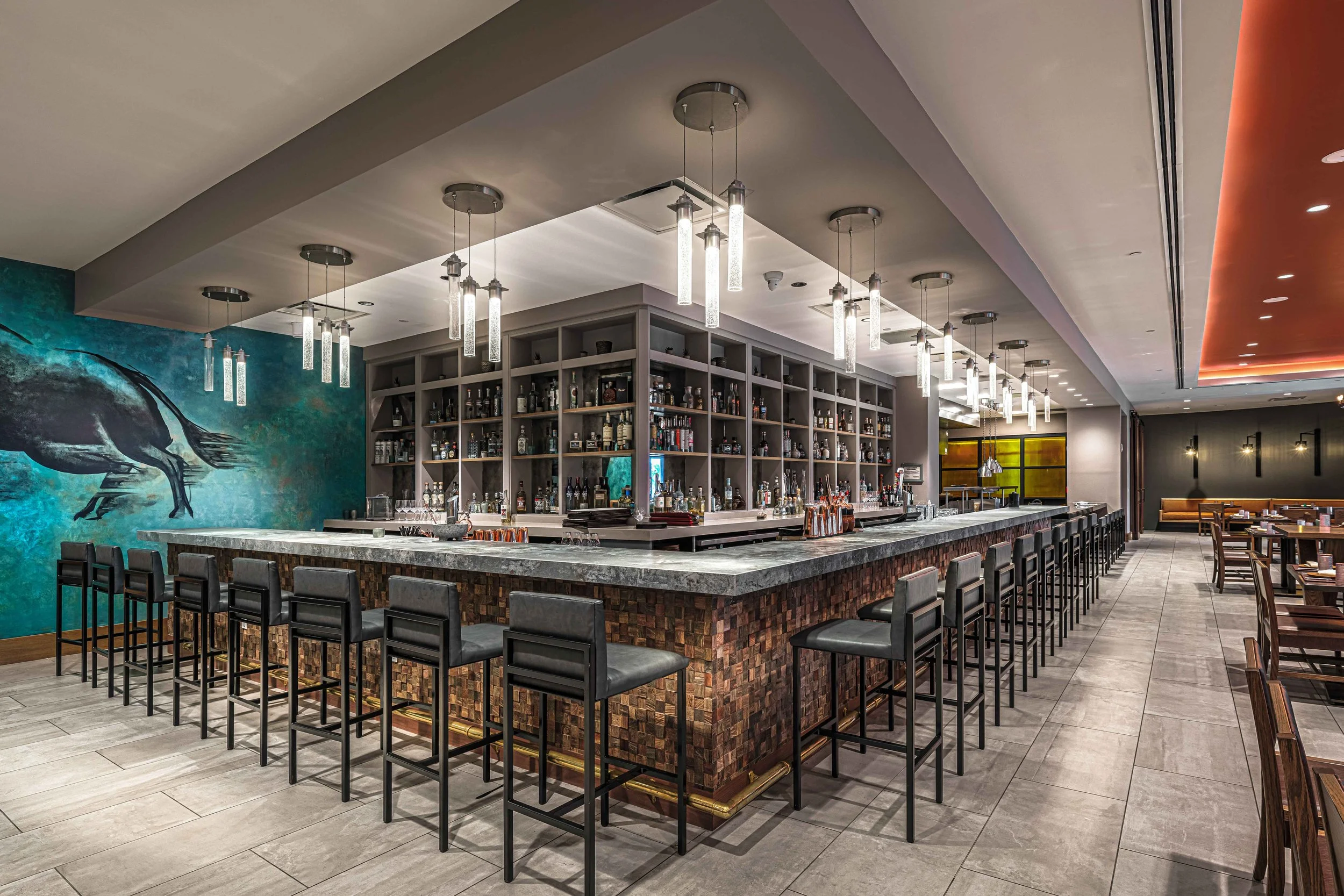 Interior photo of bar at TORO Latin Kitchen - Dania Beach, FL