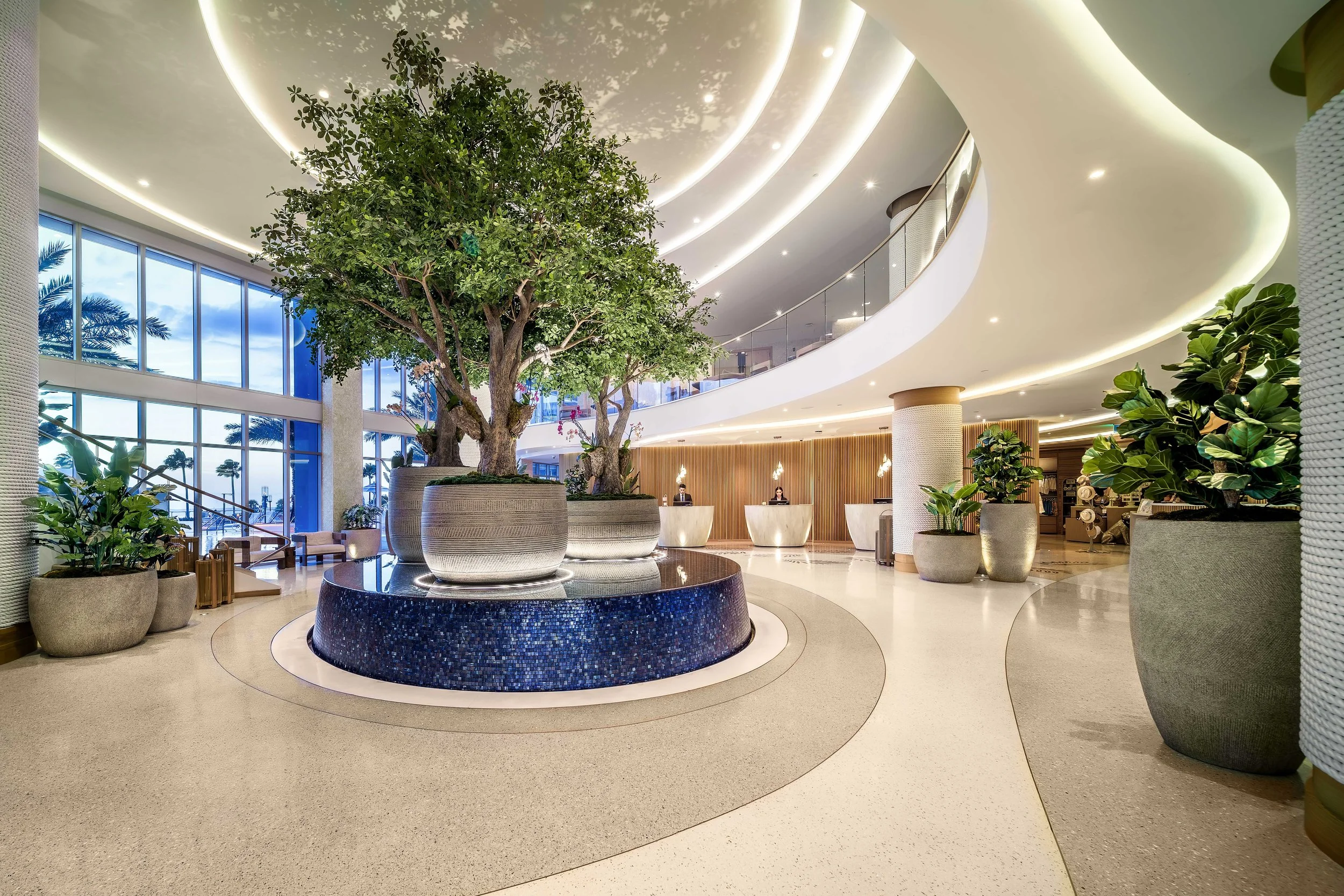 Lobby, Opal Sol Resort - Clearwater Beach.  Client: IDDI