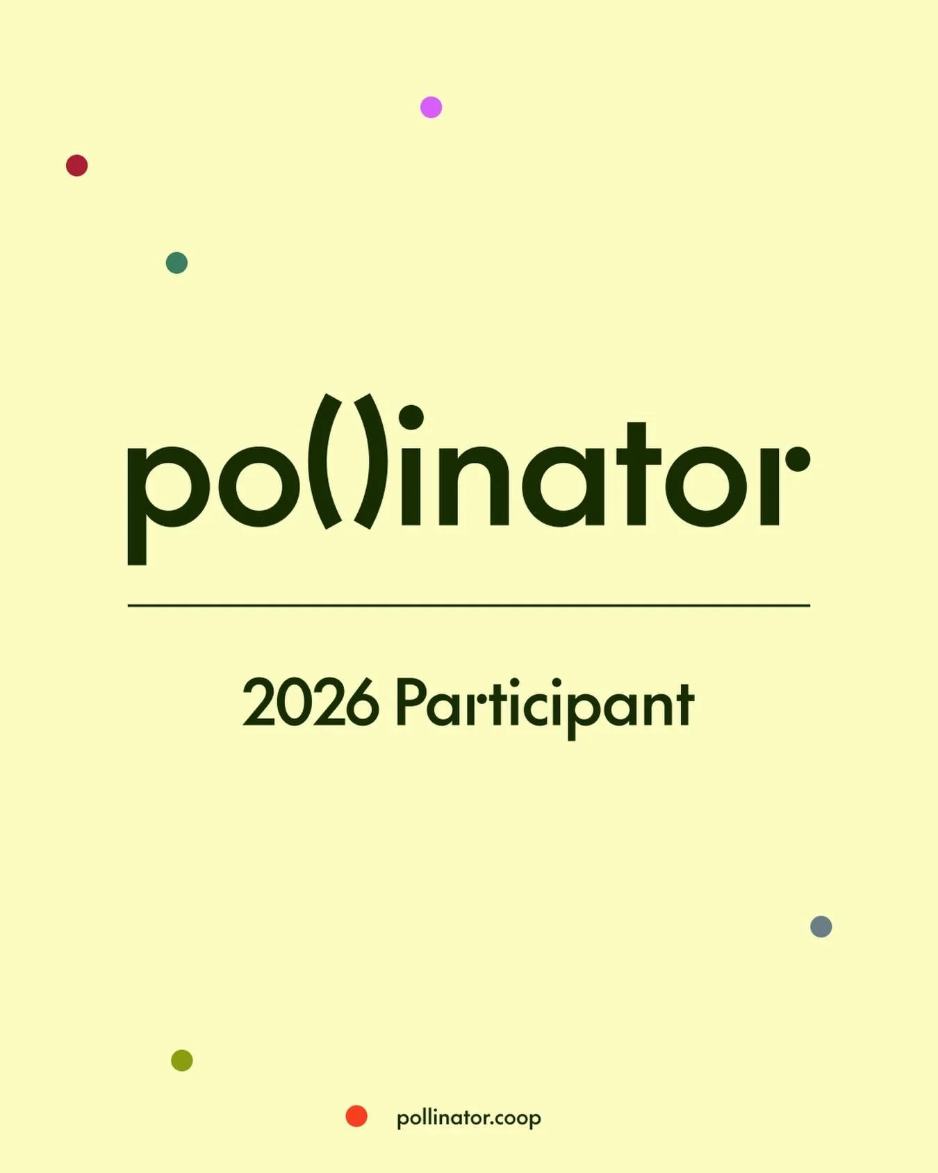 I&rsquo;m excited to announce my participation in @pollinator_coop this month! 🐝Pollinator is collaborative infrastructure for mutual support, and their five-week program matches practitioners in small cohorts of aligned peers. Pollinator is current