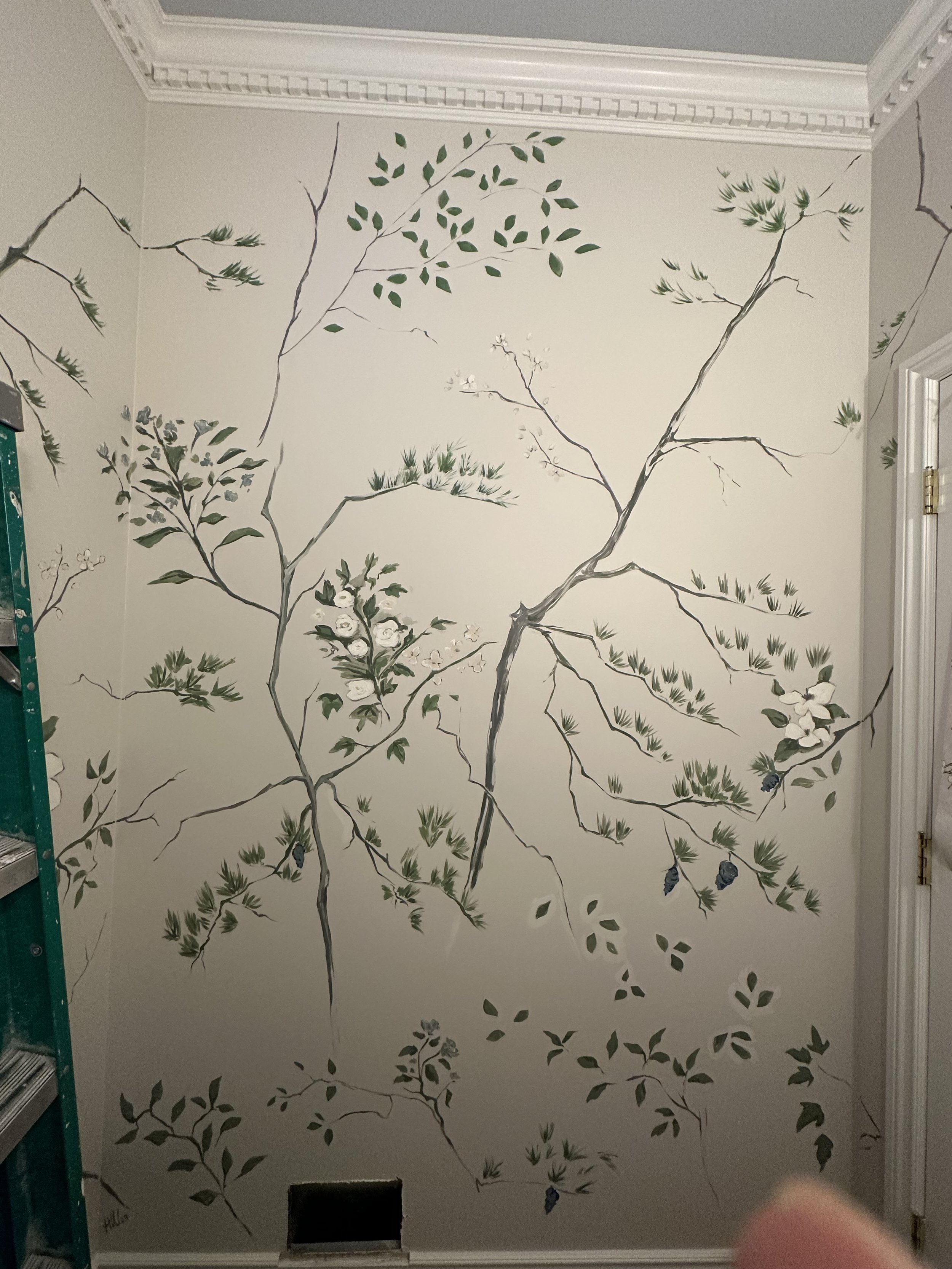 Custom "wallpaper" in Portage, MI. 2023.