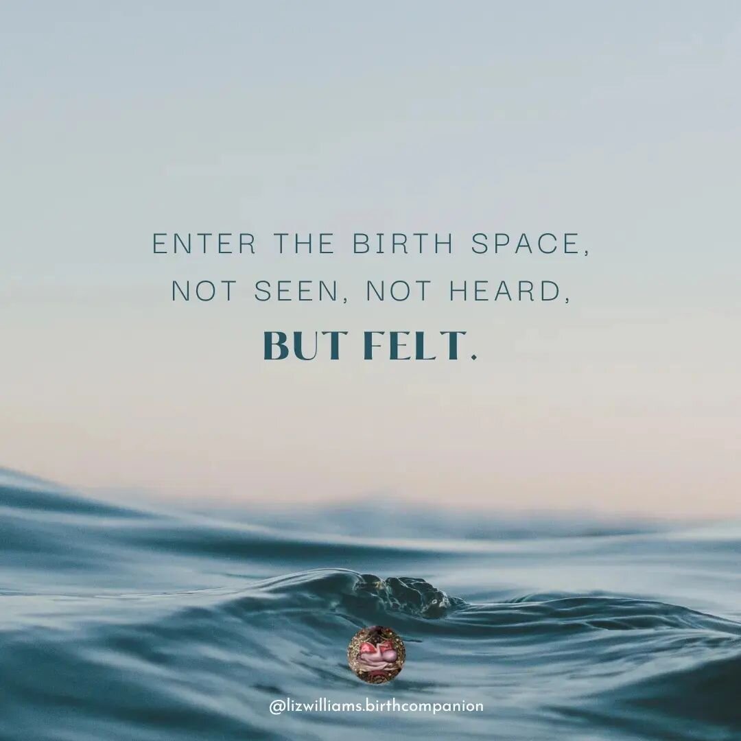 Enter the birth space, not seen, not heard, but felt 💫

🌊 Be one with the flow state of birth 🌊

Women who birth undisturbed, intuitively go into a deep flow state that is so beautifully captivating to witness. 
Like a child fully immersed in thei