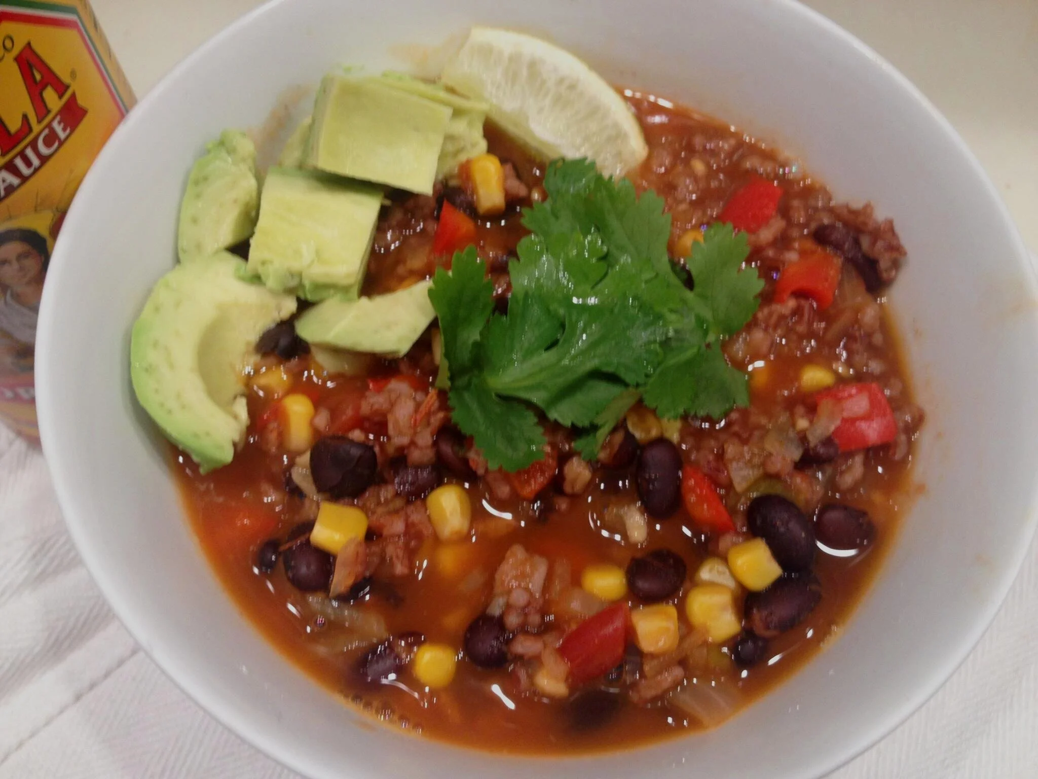 CHIPOTLE BLACK BEAN TORTILLA SOUP