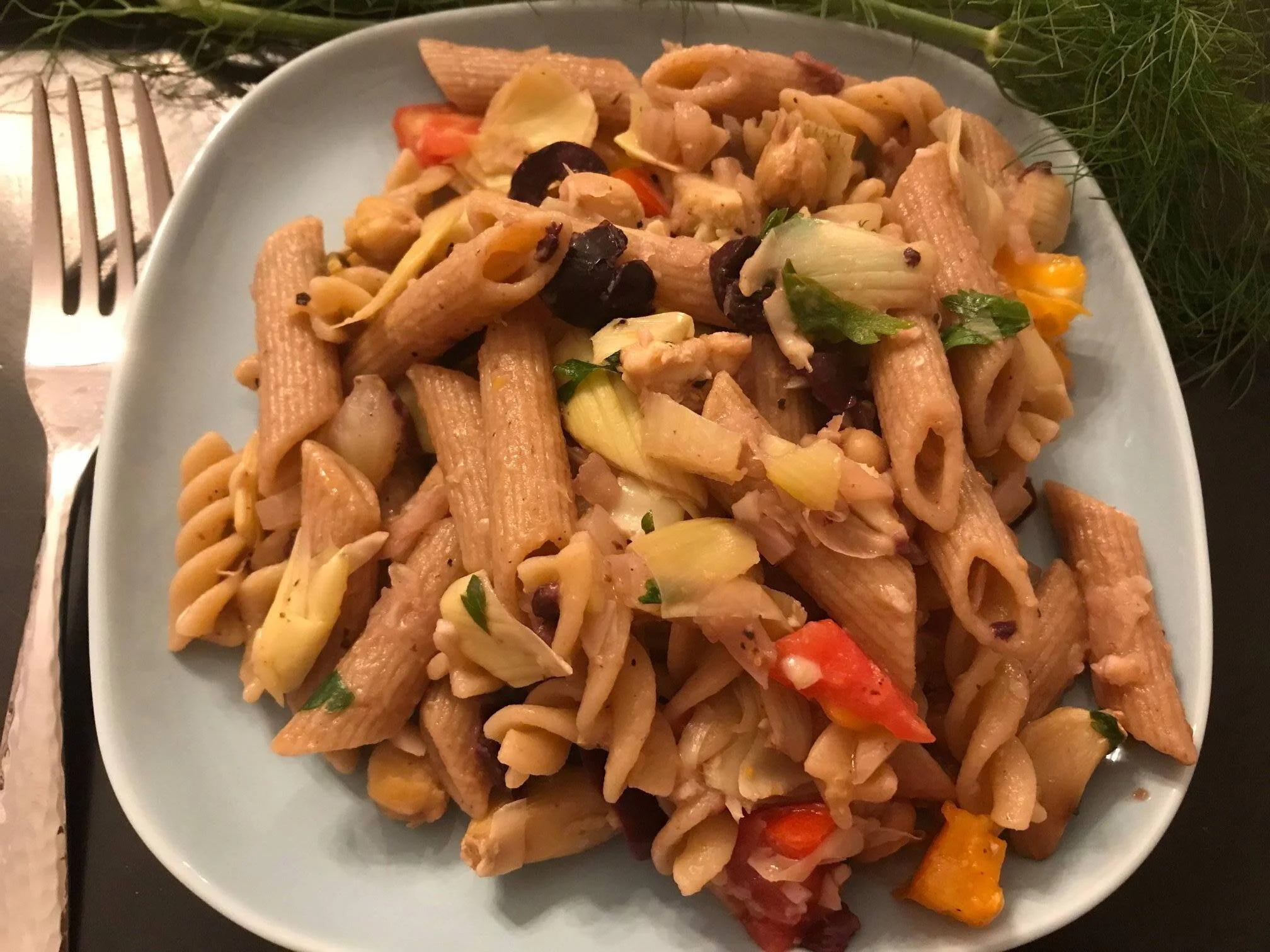 MEDITERRANEAN EINKORN PASTA