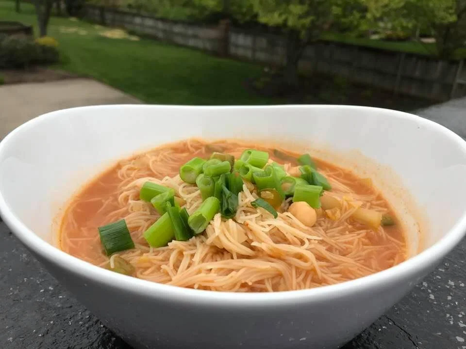 THAI CURRY CHICKPEA NOODLE SOUP