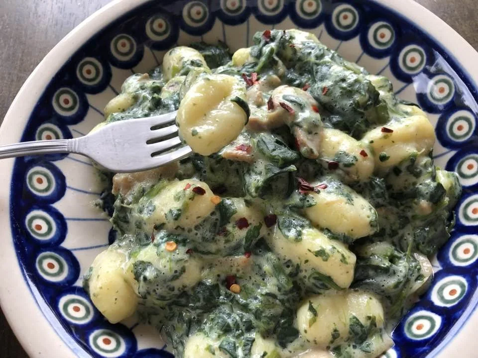 GNOCCHI MUSHROOM FLORENTINE