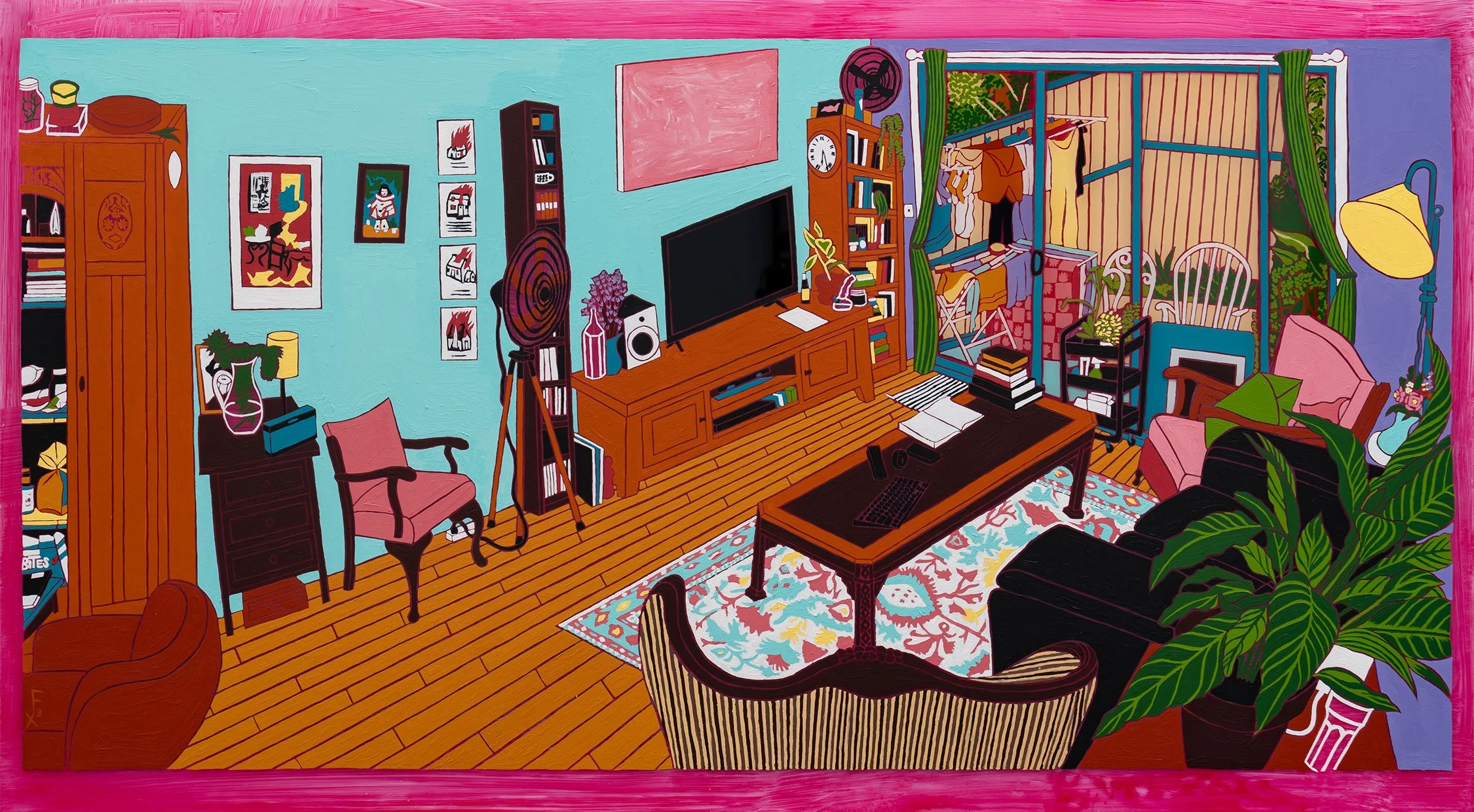 Flora Street, 125x70 cm, 2025